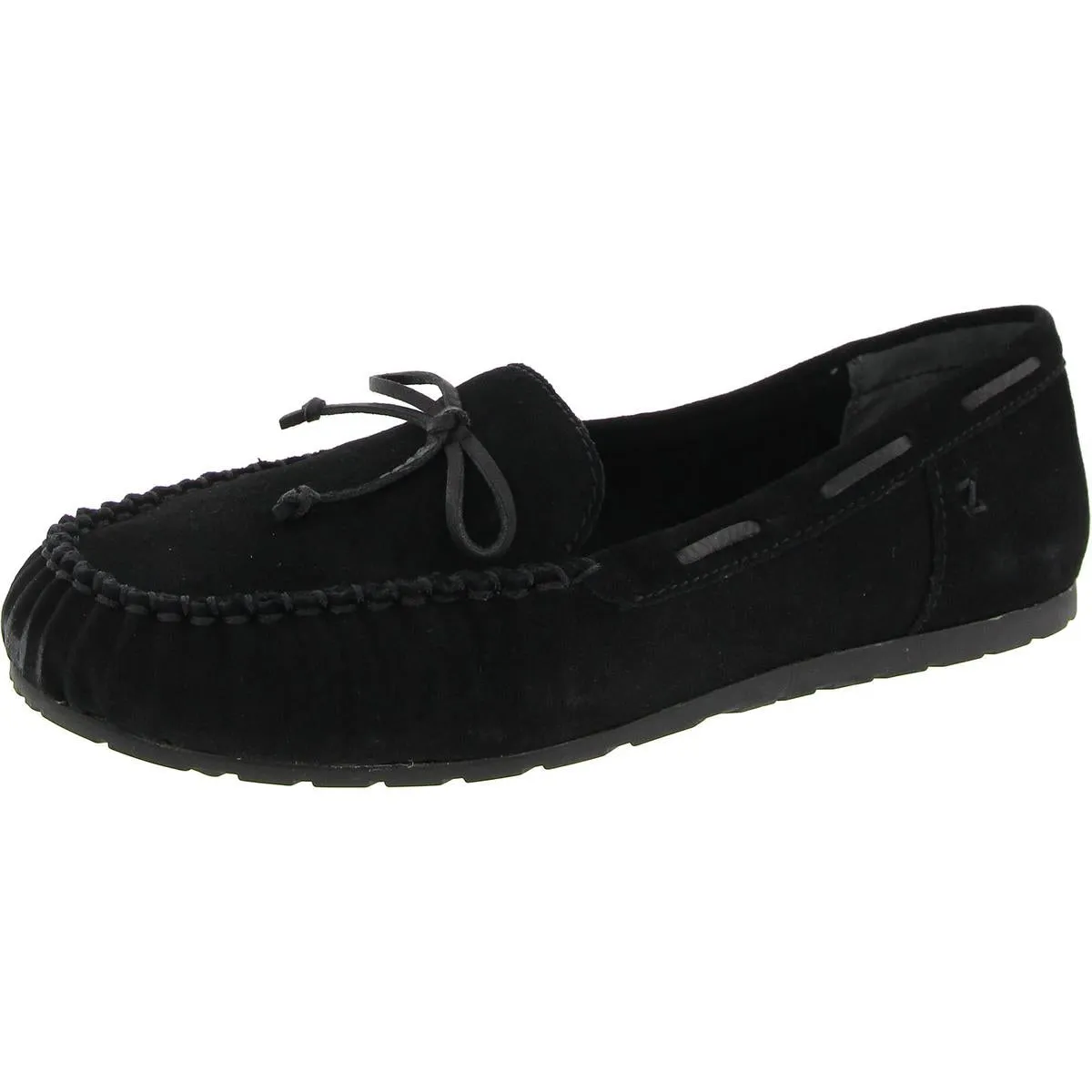 Elery Womens Solid Leather Moccasins