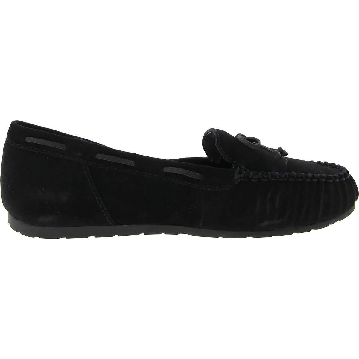 Elery Womens Solid Leather Moccasins