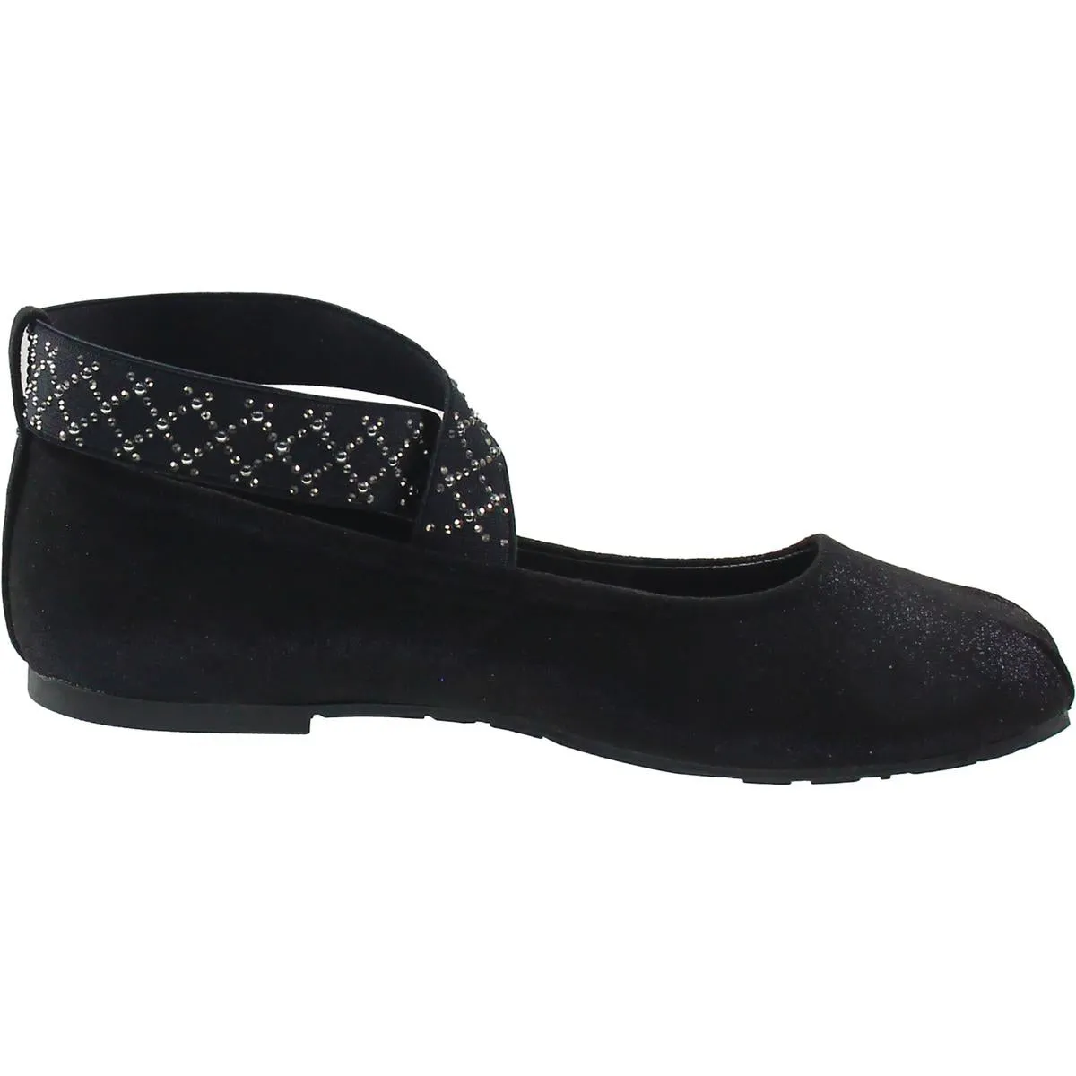 Elizabeth Womens Embellished Man Made Ballet Flats