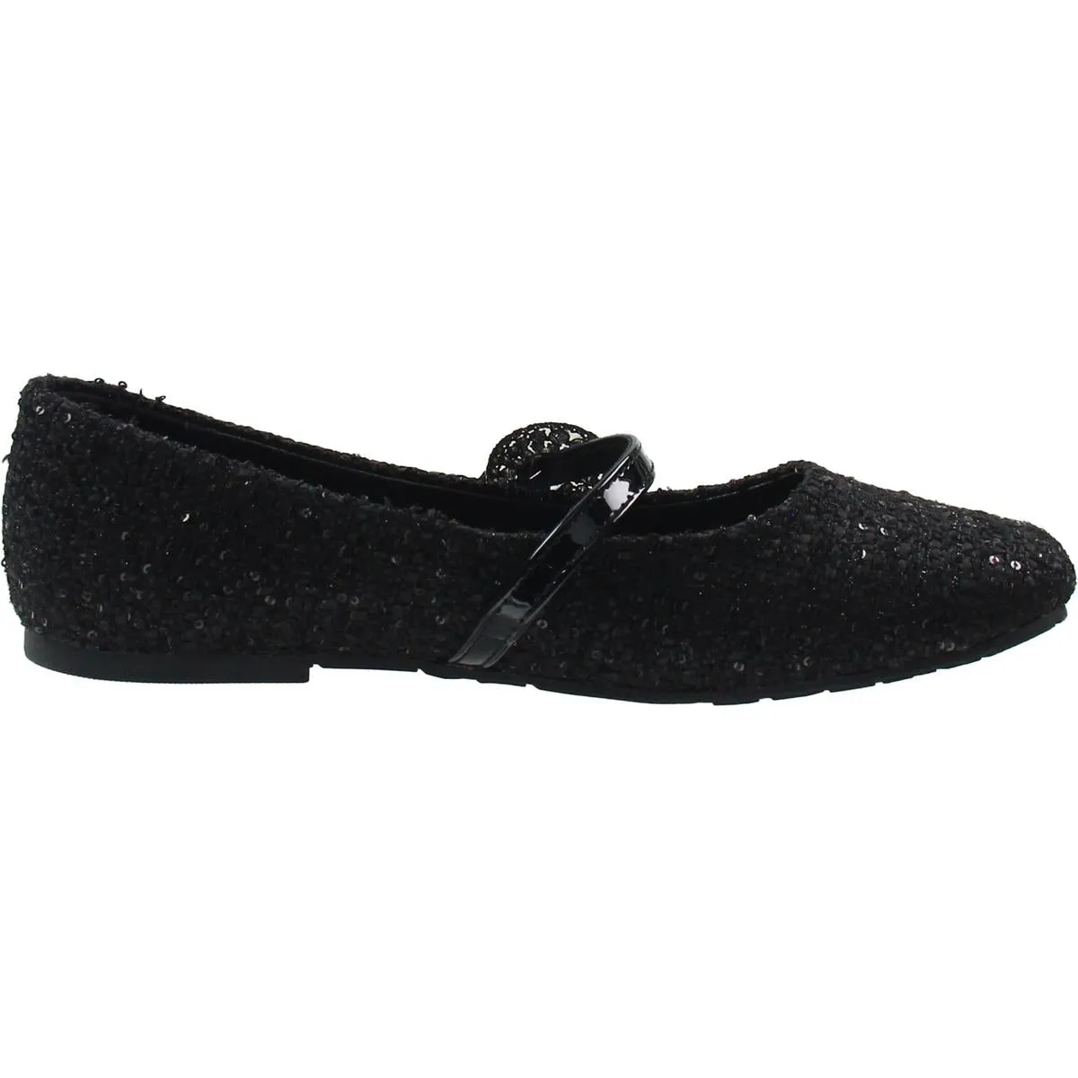 ELWOOD Womens Sequined Manmade Mary Janes