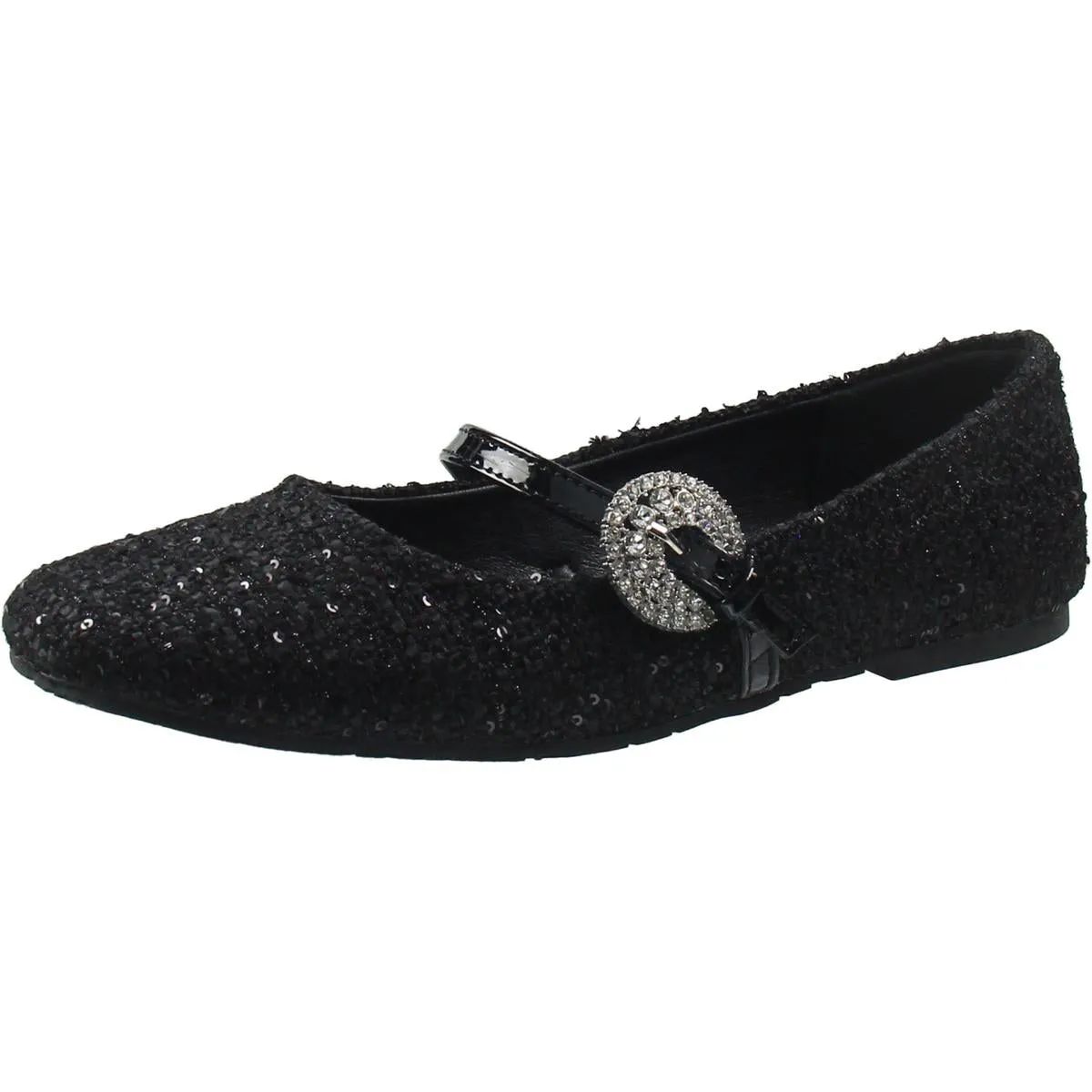 ELWOOD Womens Sequined Manmade Mary Janes