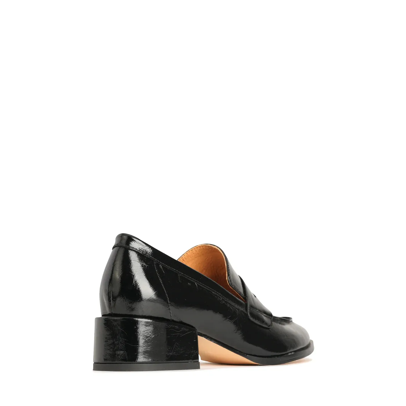 EOS Cass Black Crinkle Leather