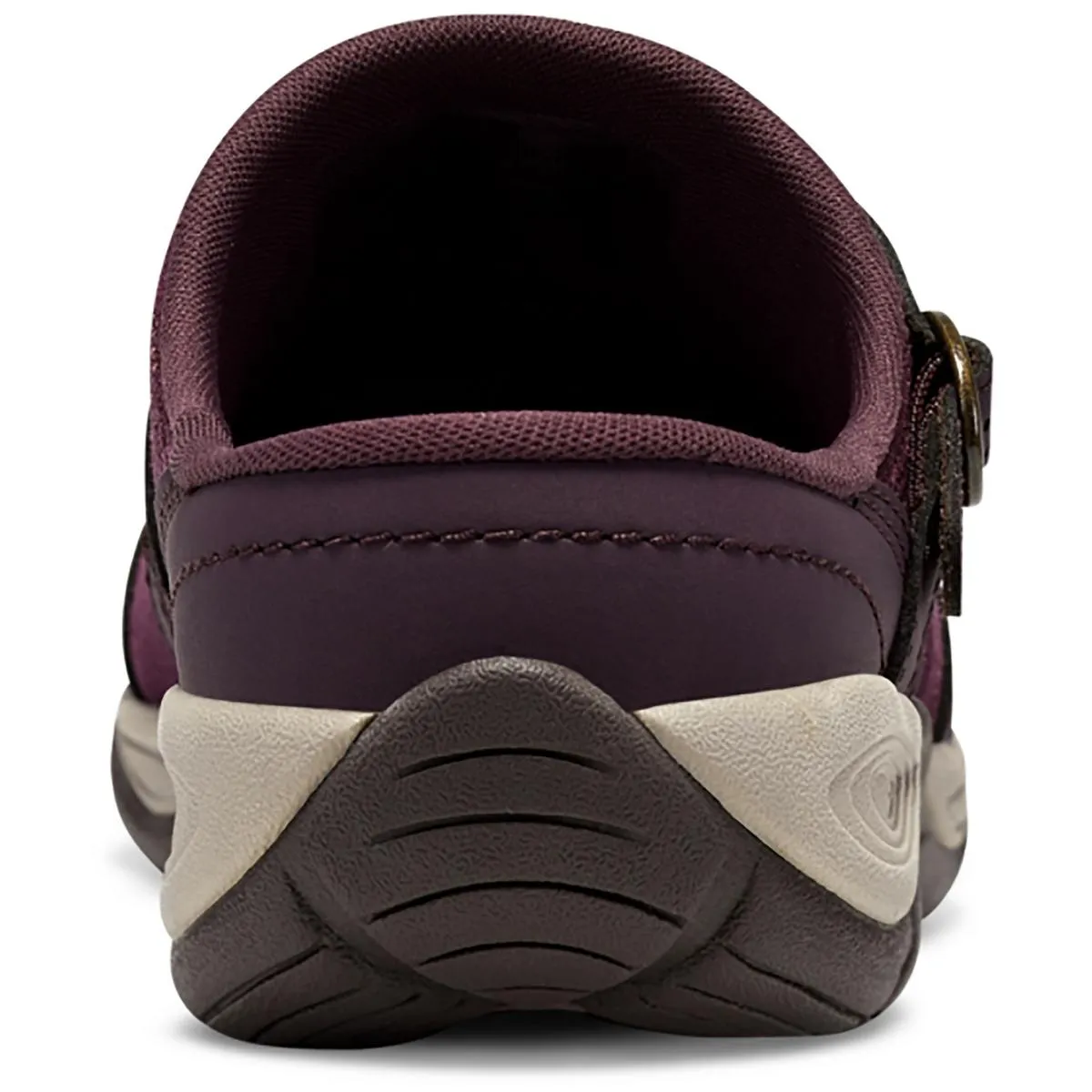 Equinox Womens Leather Sip On Slipper Shoes