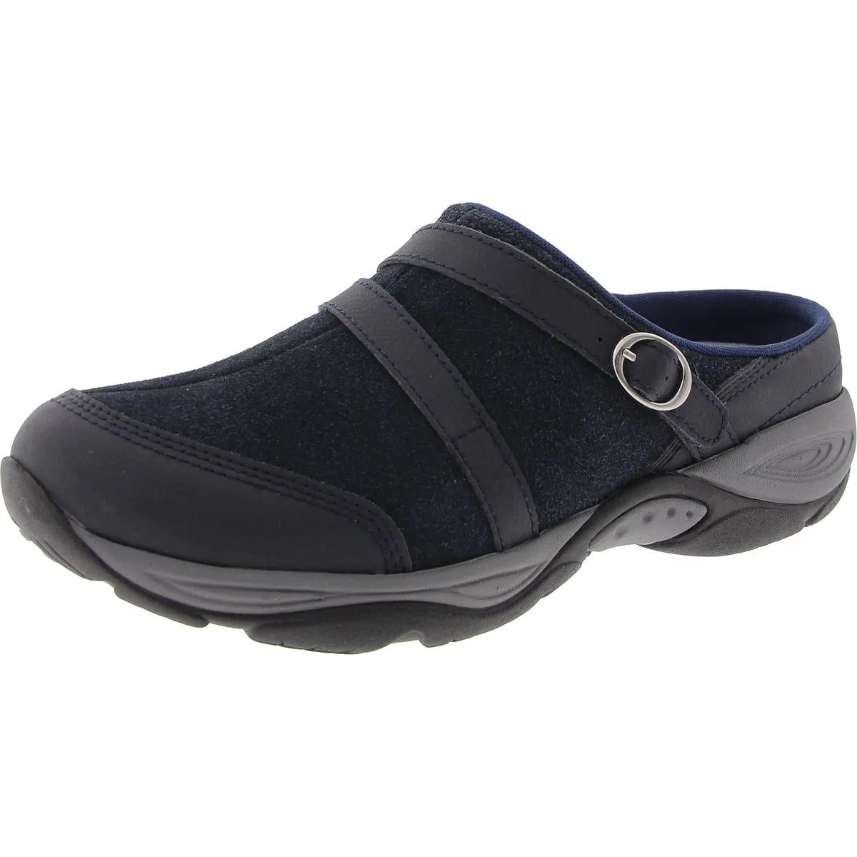 Equinox Womens Leather Sip On Slipper Shoes