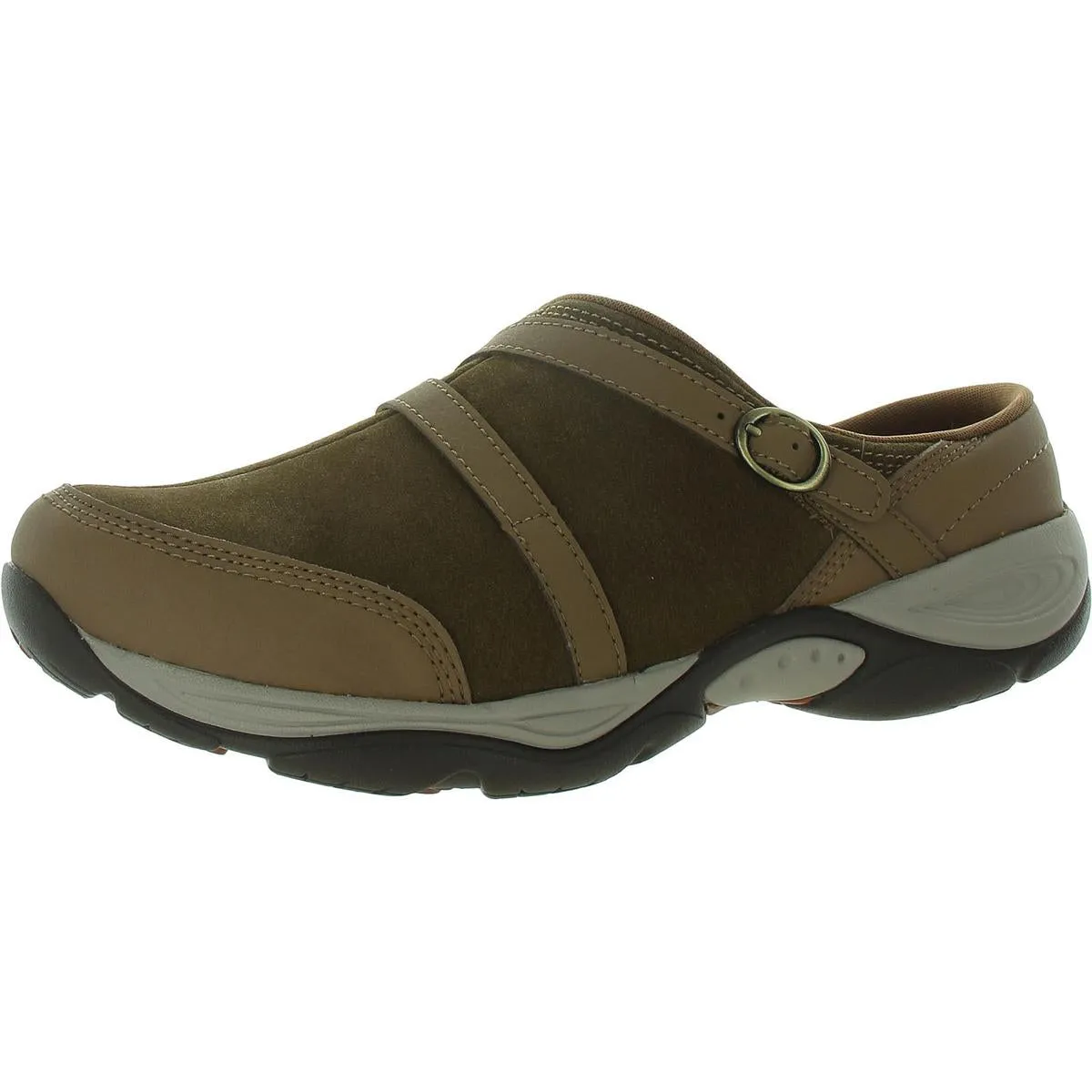 Equinox Womens Leather Sip On Slipper Shoes