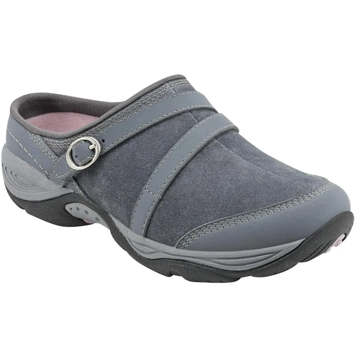 Equinox Womens Leather Sip On Slipper Shoes