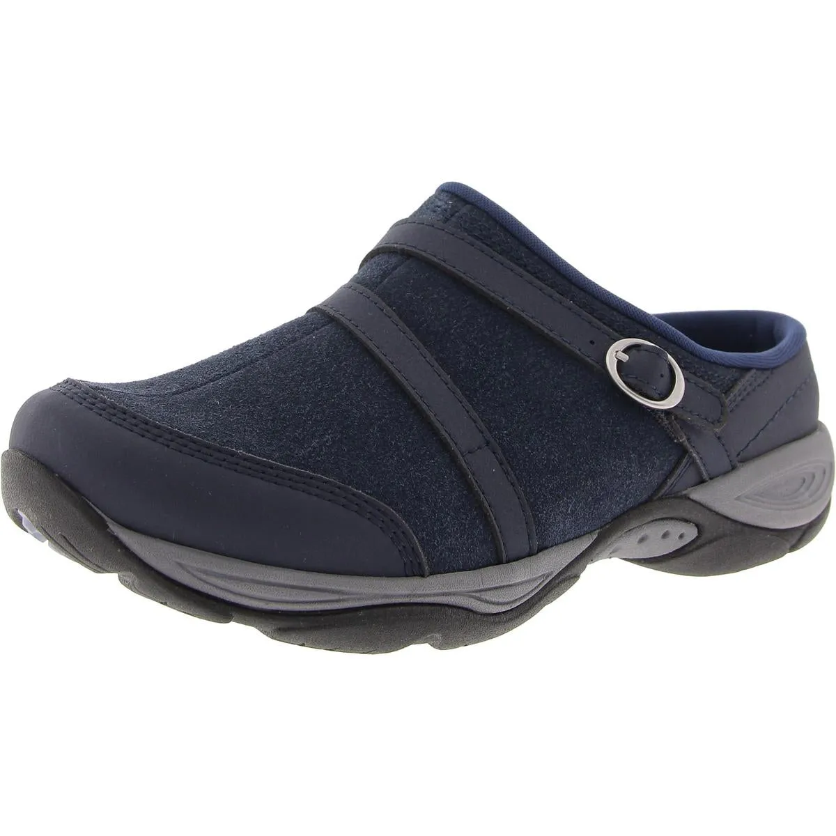 Equinox Womens Leather Sip On Slipper Shoes