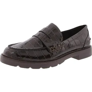 Eryn Womens Padded Insole Patent Loafers