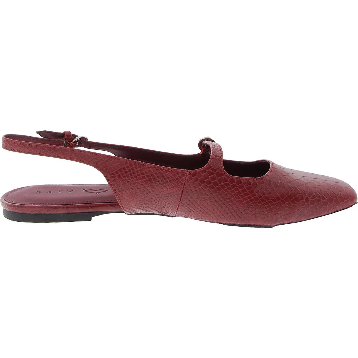 EVIE Womens Adjustable Manmade Slingbacks