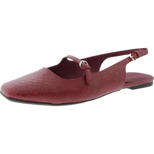 EVIE Womens Adjustable Manmade Slingbacks