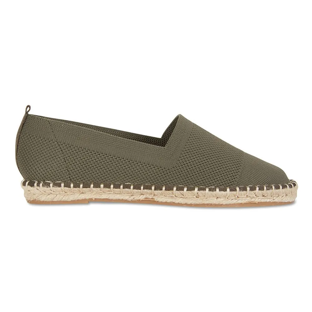 Excite Loafer in Khaki Canvas