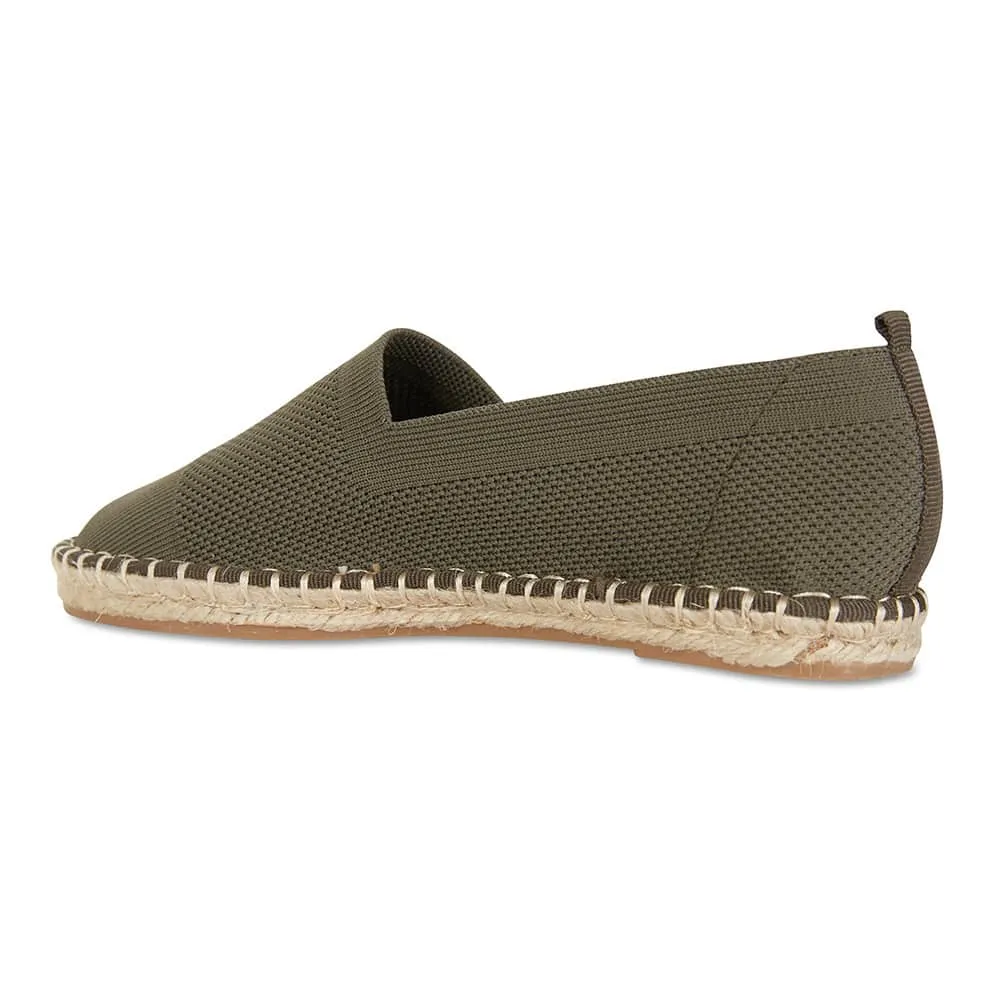 Excite Loafer in Khaki Canvas