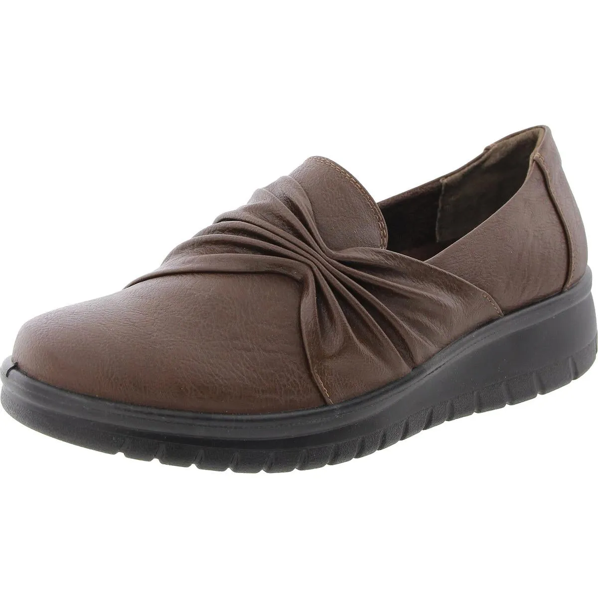 Faith Womens Comfort Insole Leather Clogs