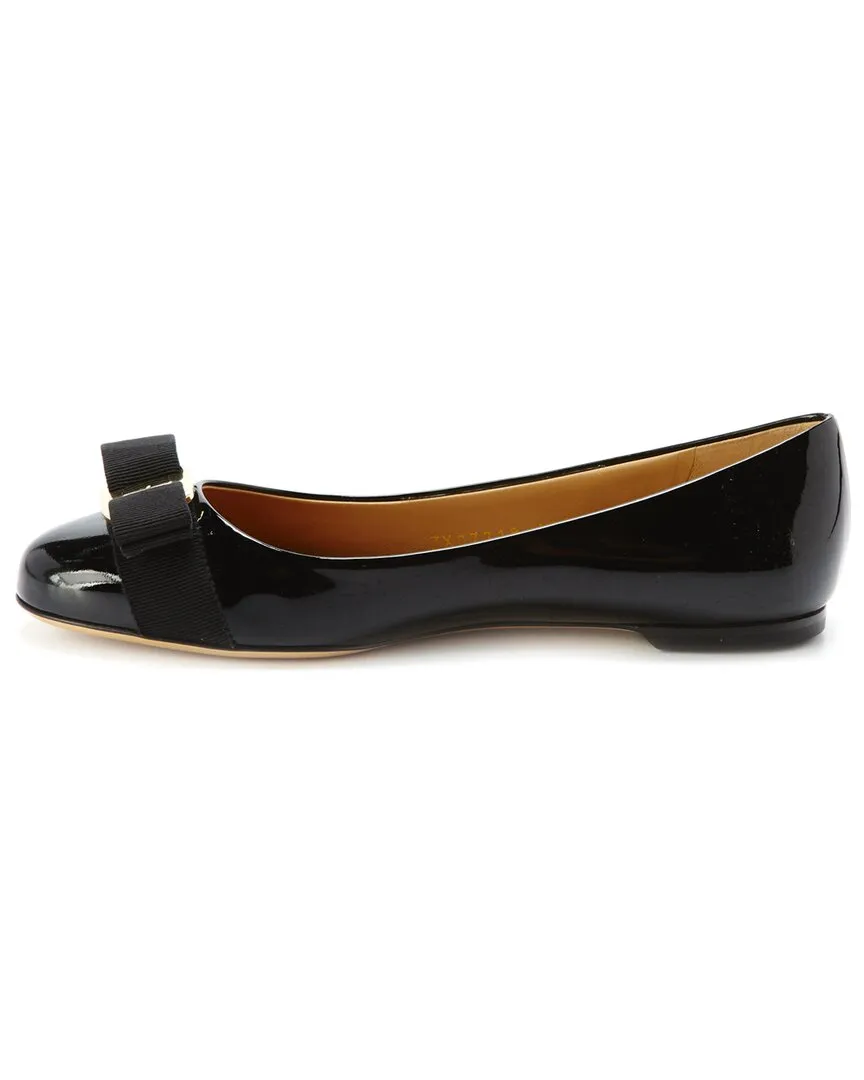 Ferragamo Varina Patent Ballet Flat