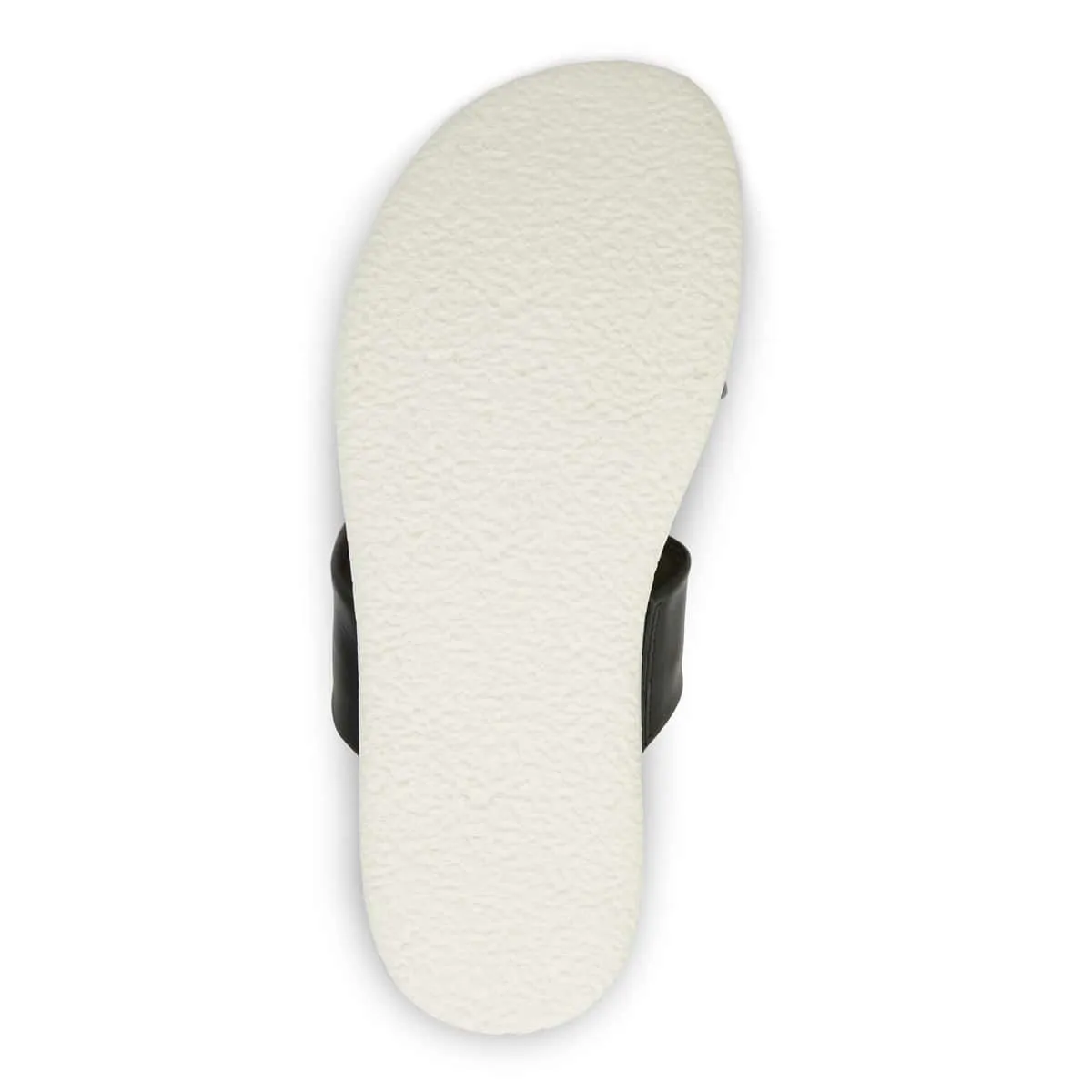 Fleet Slide in Black Leather
