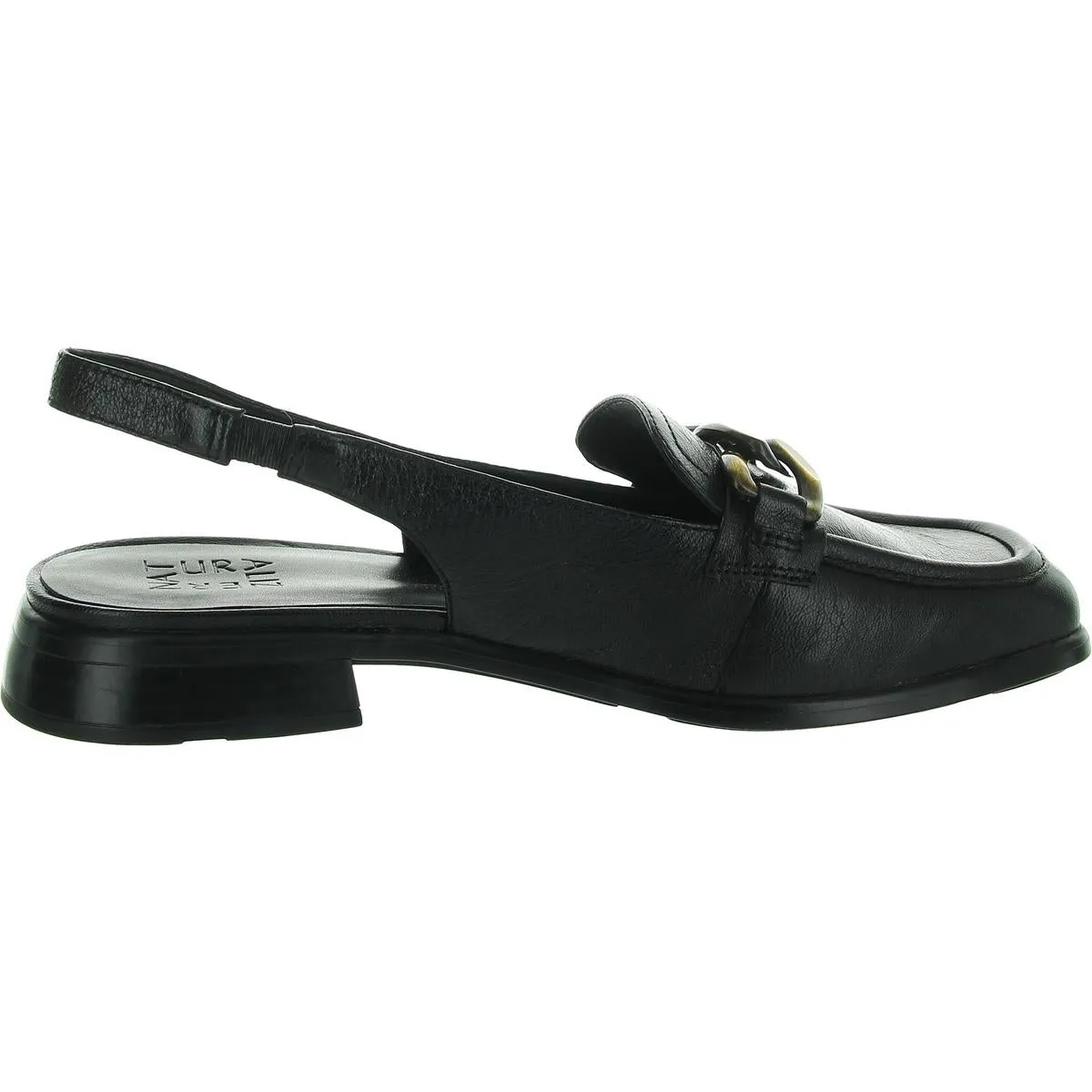 Frances Womens Chain Leather Slingbacks