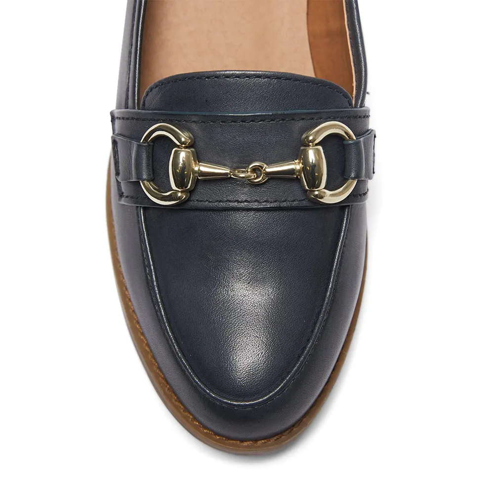 Gala Loafer in Navy Leather
