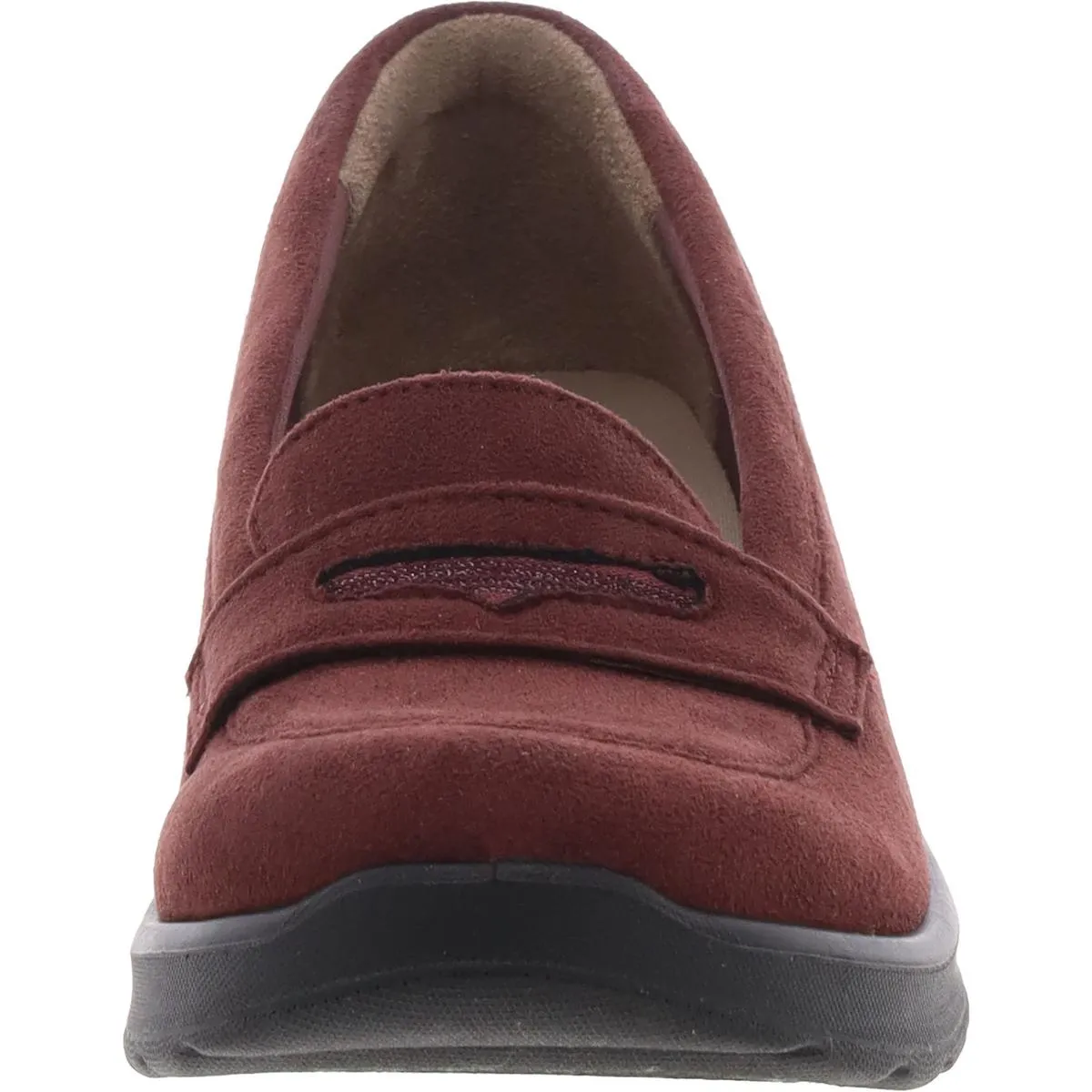 Gamma Womens Padded Insole Manmade Loafers