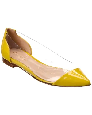 Gianvito Rossi Vinyl & Patent Flat