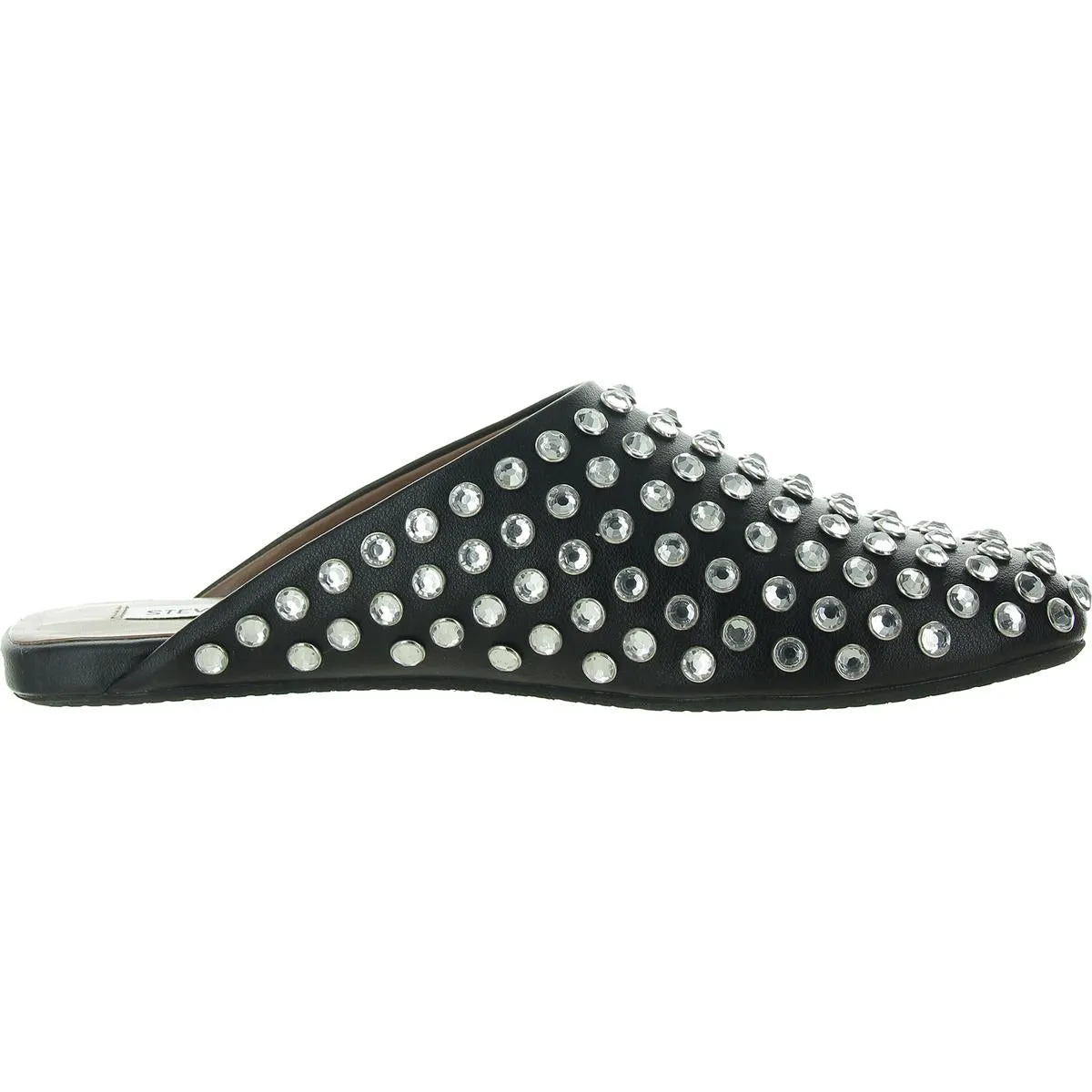 GLIMMER Womens Rhinestone Manmade Mules