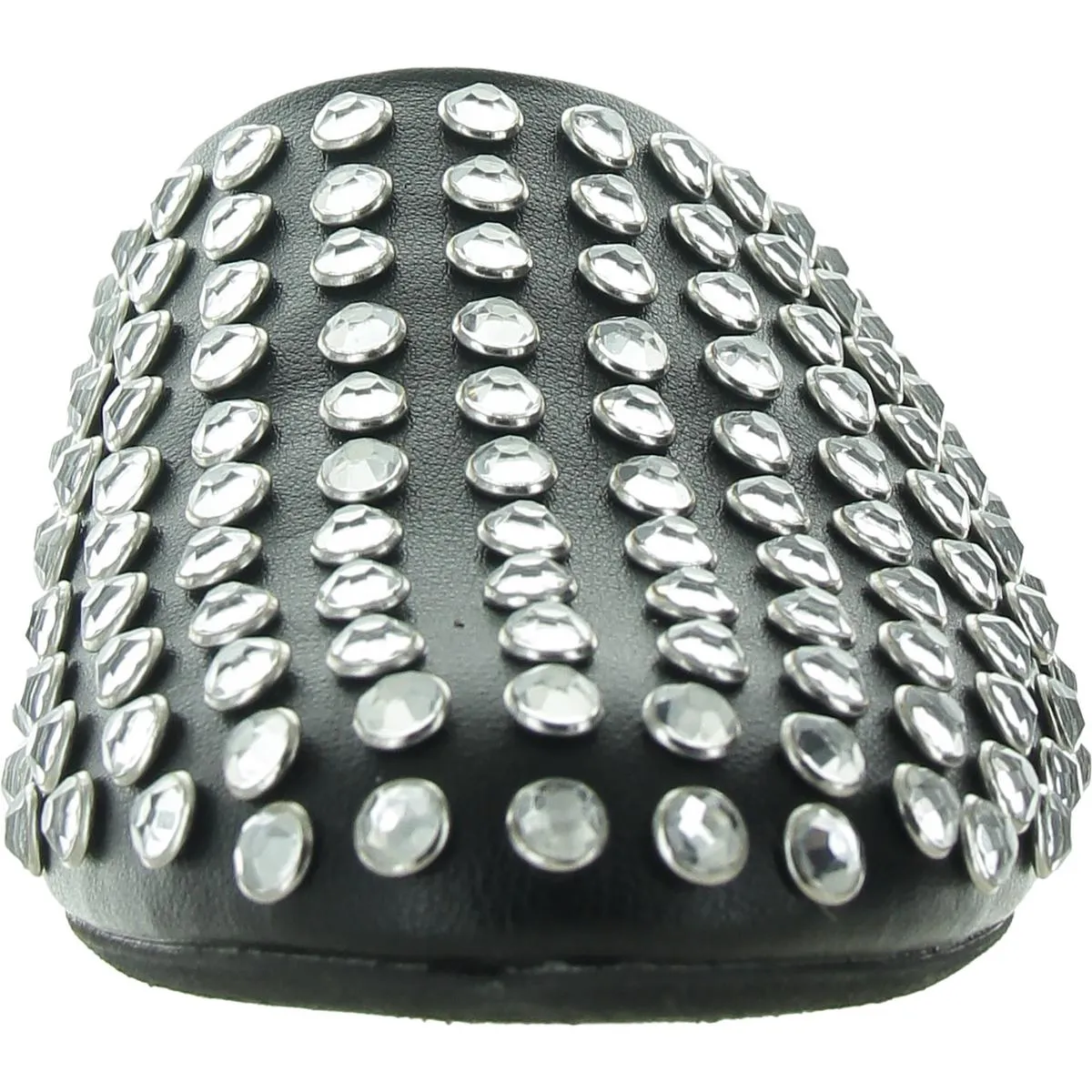 GLIMMER Womens Rhinestone Manmade Mules