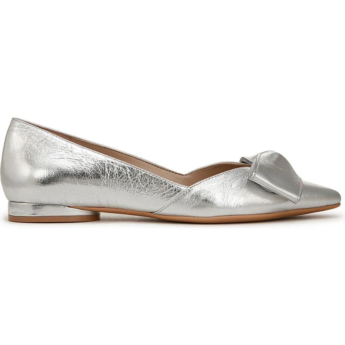 Havana-Bow Womens Bow Leather Flat Shoes