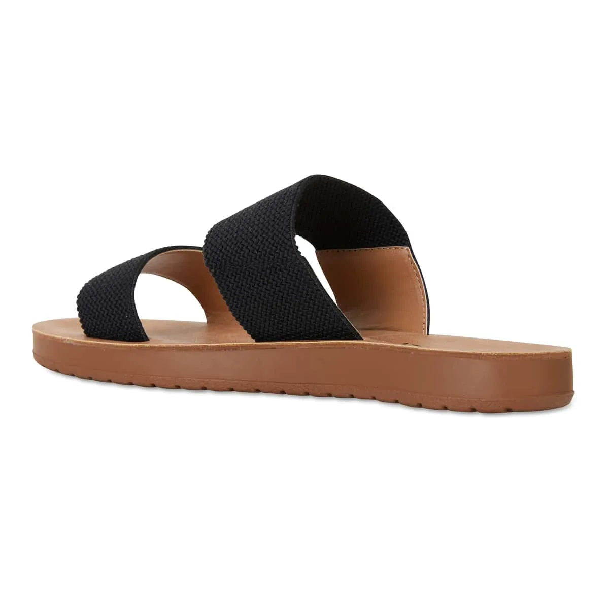 Havoc Slide in Black Fabric