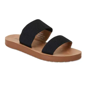 Havoc Slide in Black Fabric