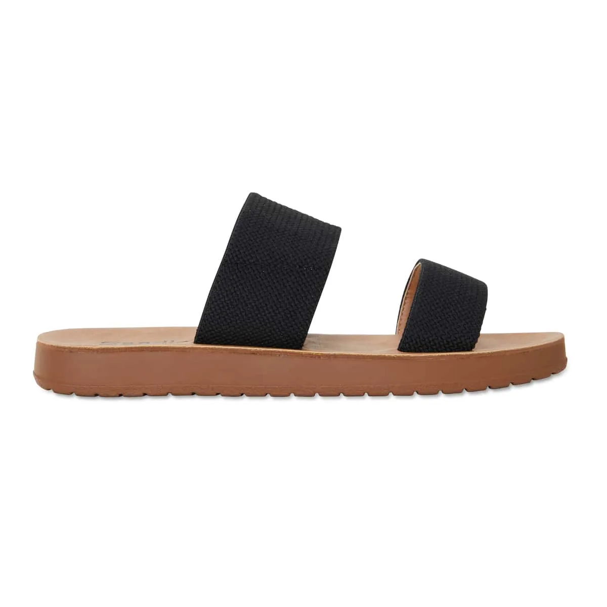 Havoc Slide in Black Fabric