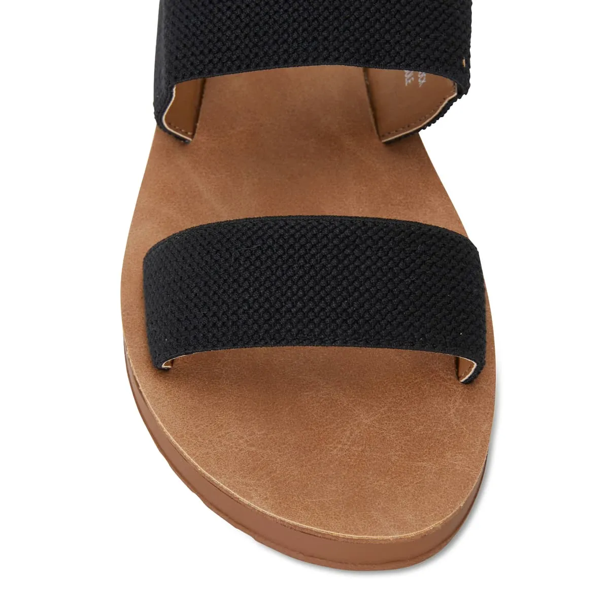 Havoc Slide in Black Fabric