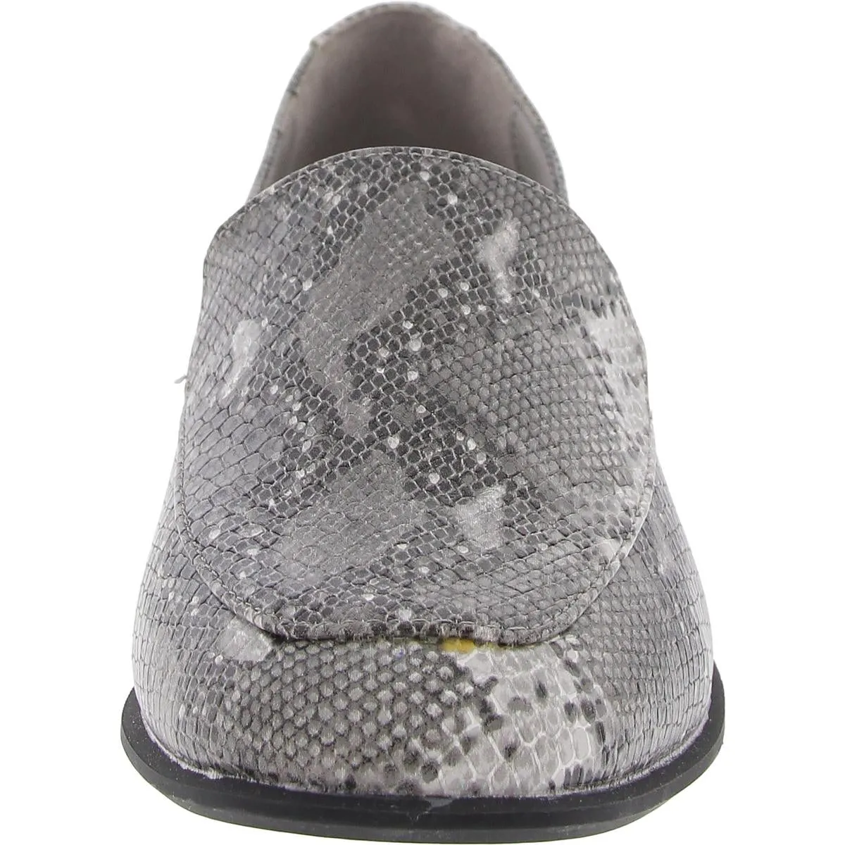 Haze Snake Womens Snake Print Faux Leather Loafers