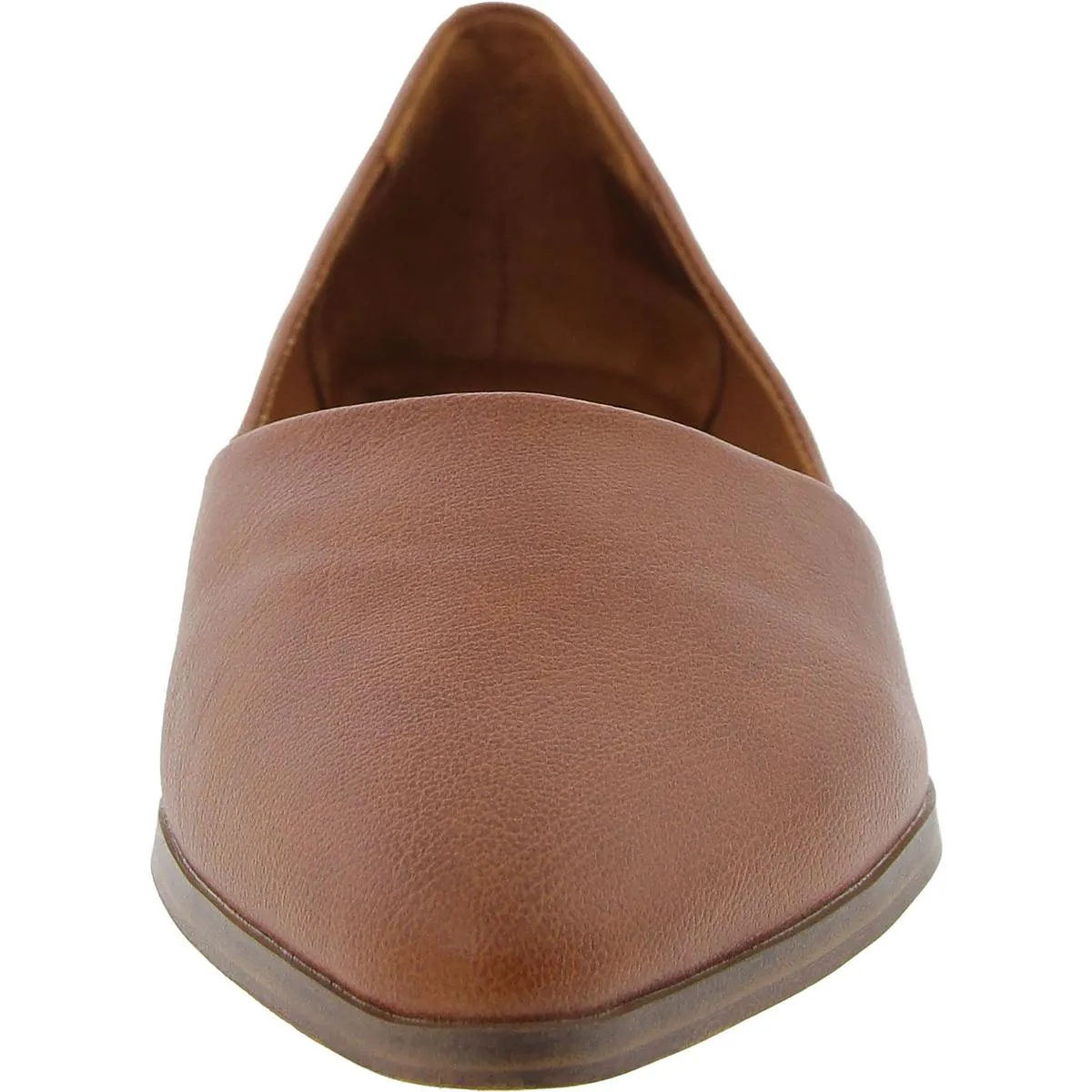 Hill 2 Womens Faux Leather Slip-On Ballet Flats