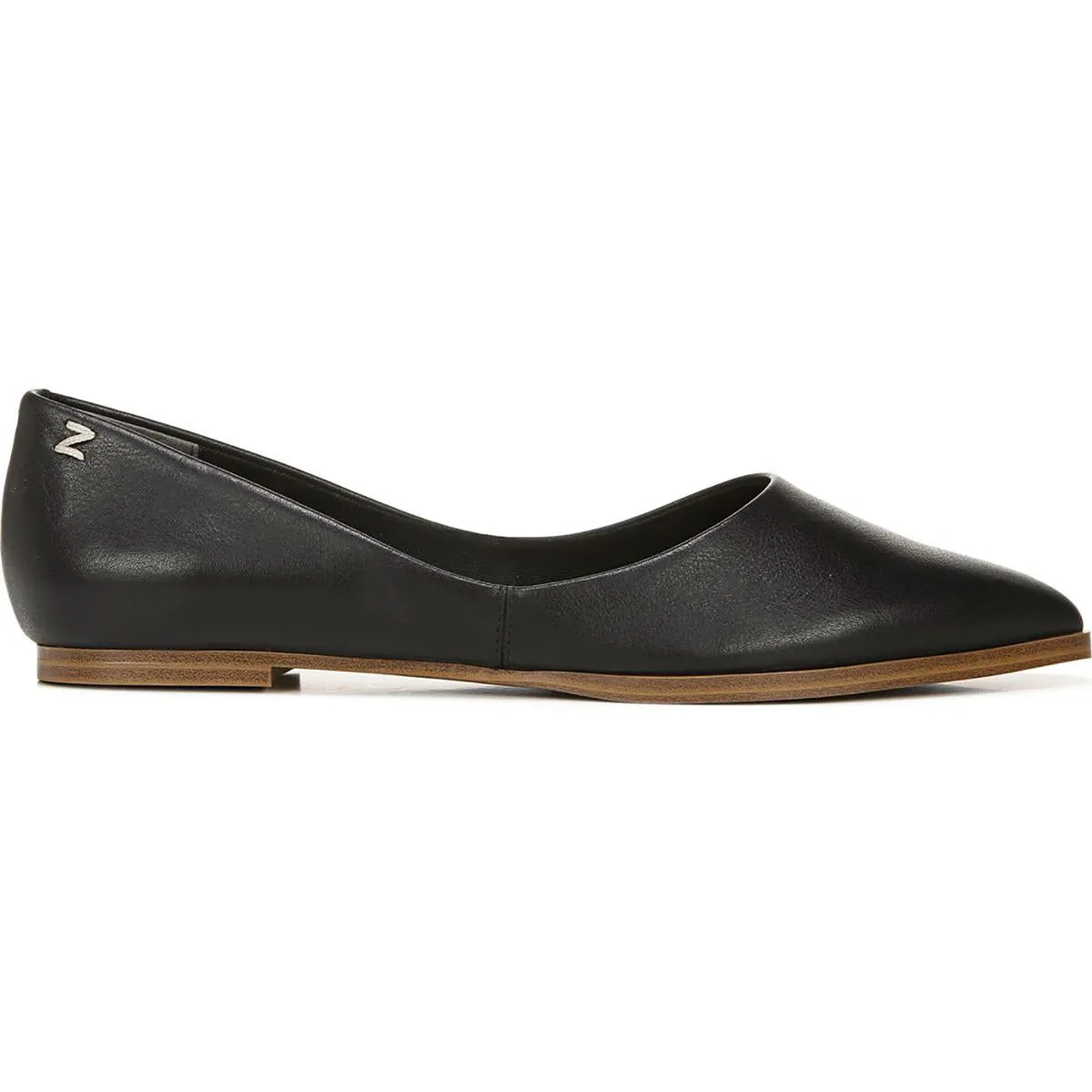 Hill 2 Womens Faux Leather Slip-On Ballet Flats