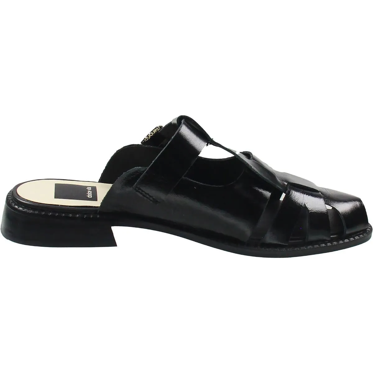 HIPPIE Womens Woven Crinkled Mules