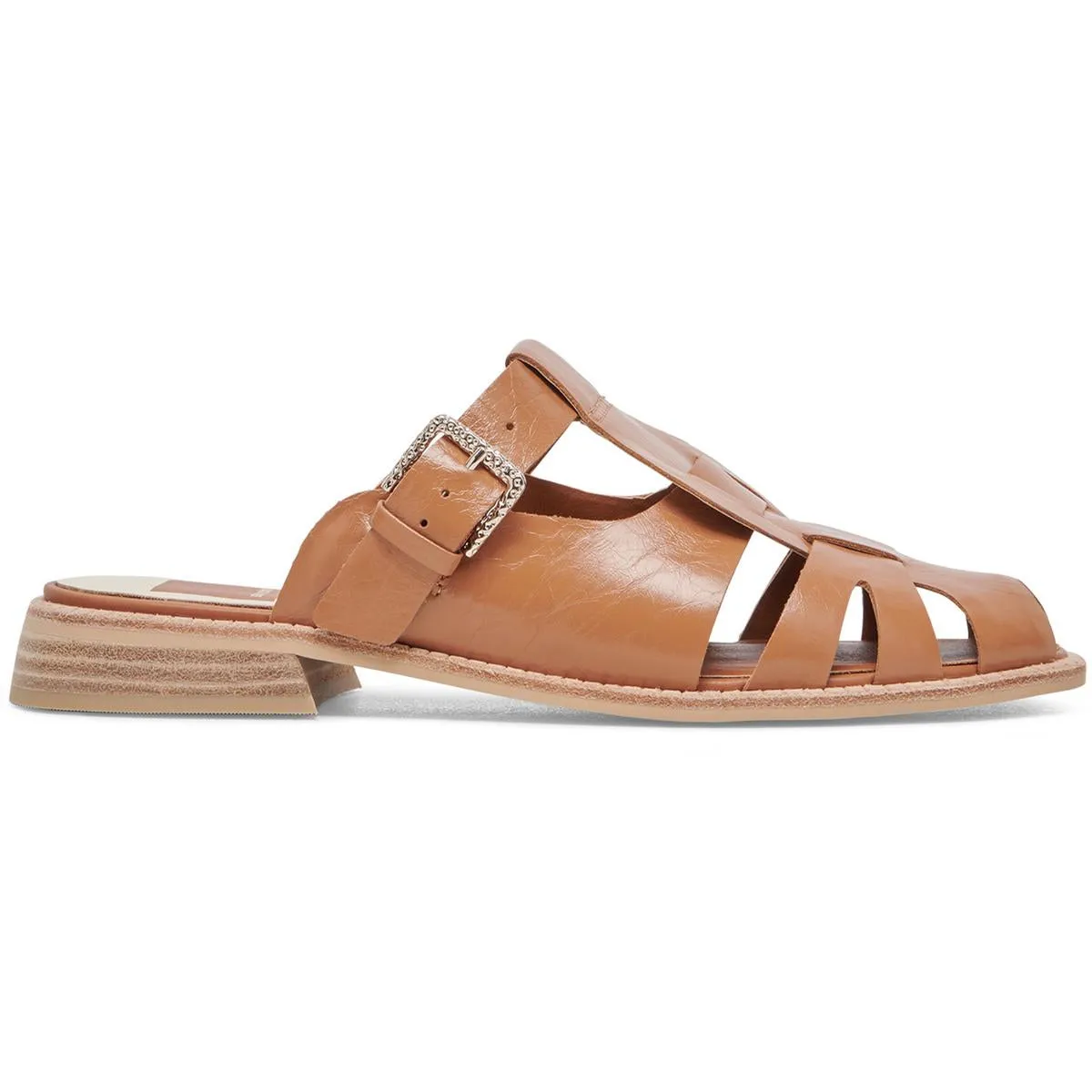 HIPPIE Womens Woven Crinkled Mules