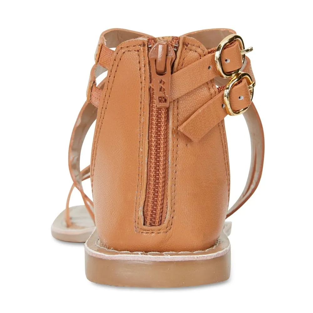 Imagine Sandal in Tan Smooth Smooth