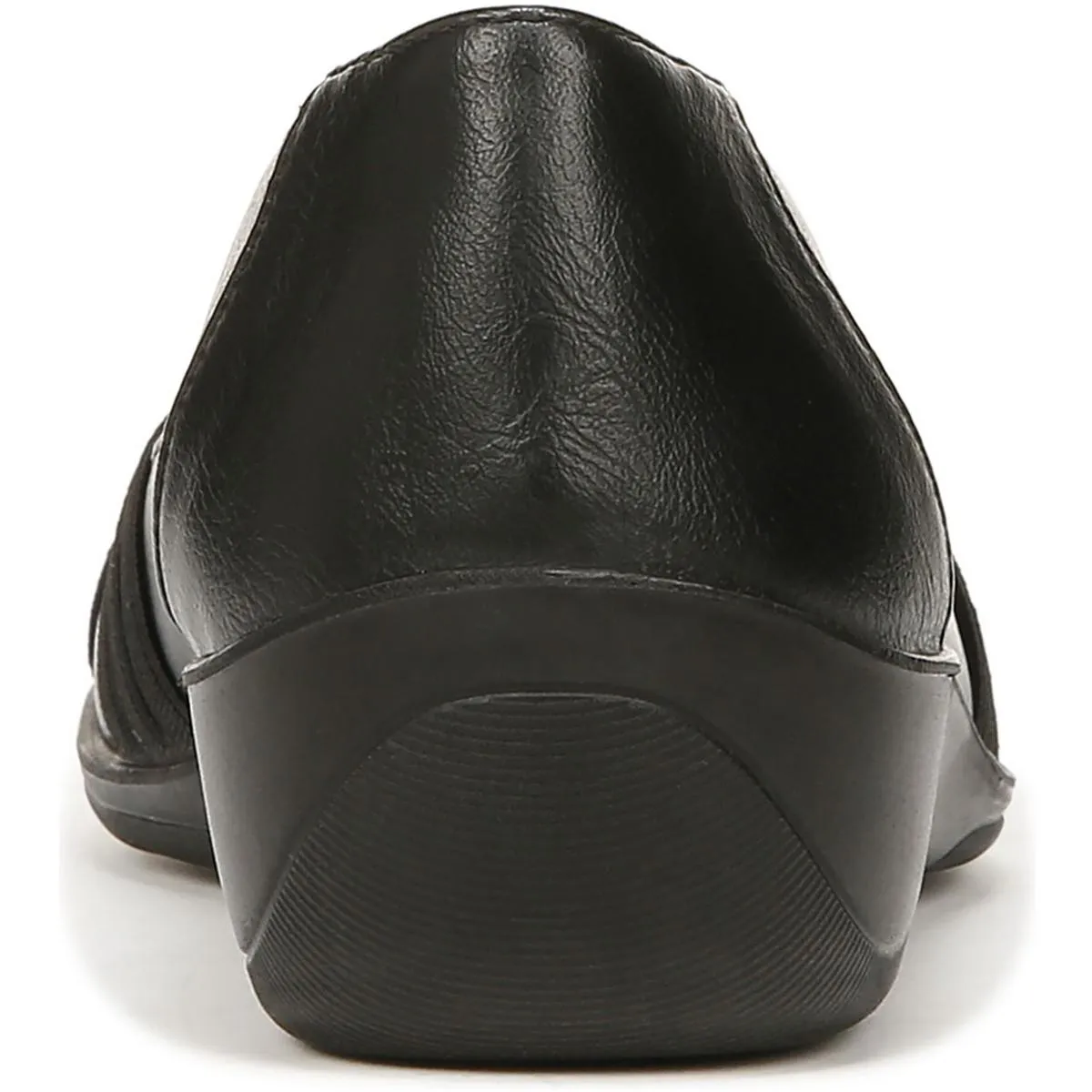 Incredible 2 Womens Faux Leather Comfort Insole Wedge Heels