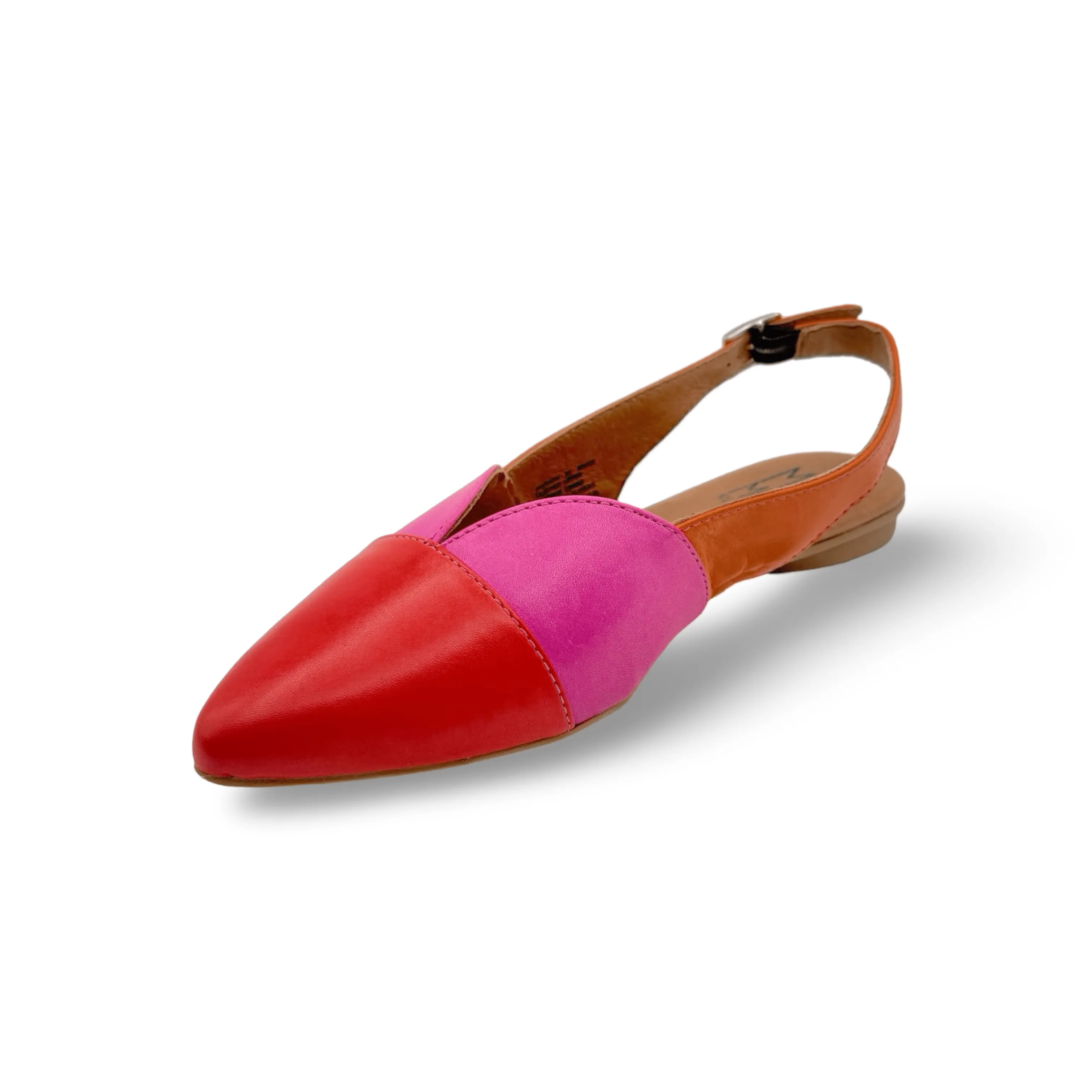 Jayden Red/Fuchisa/Orange Flat