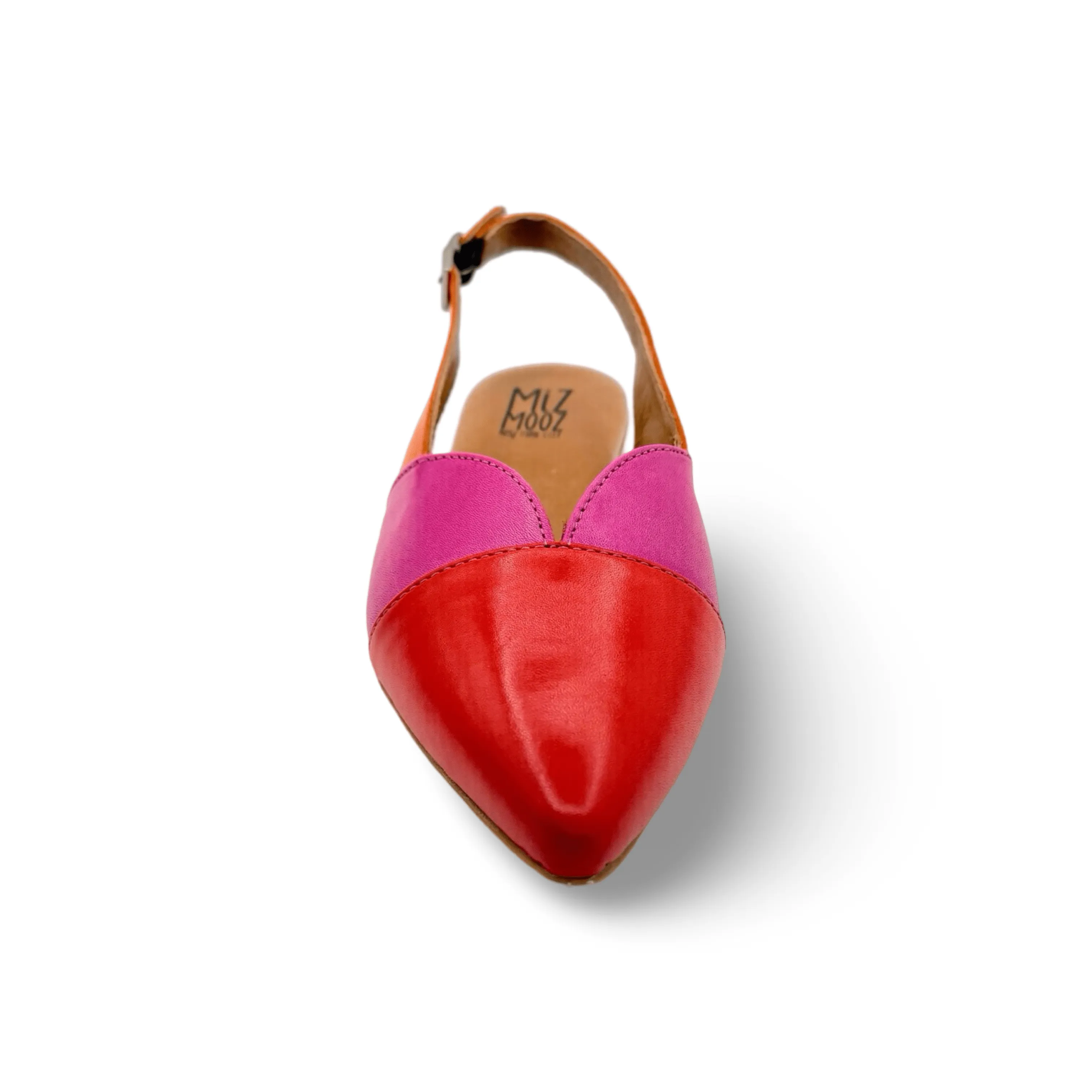 Jayden Red/Fuchisa/Orange Flat