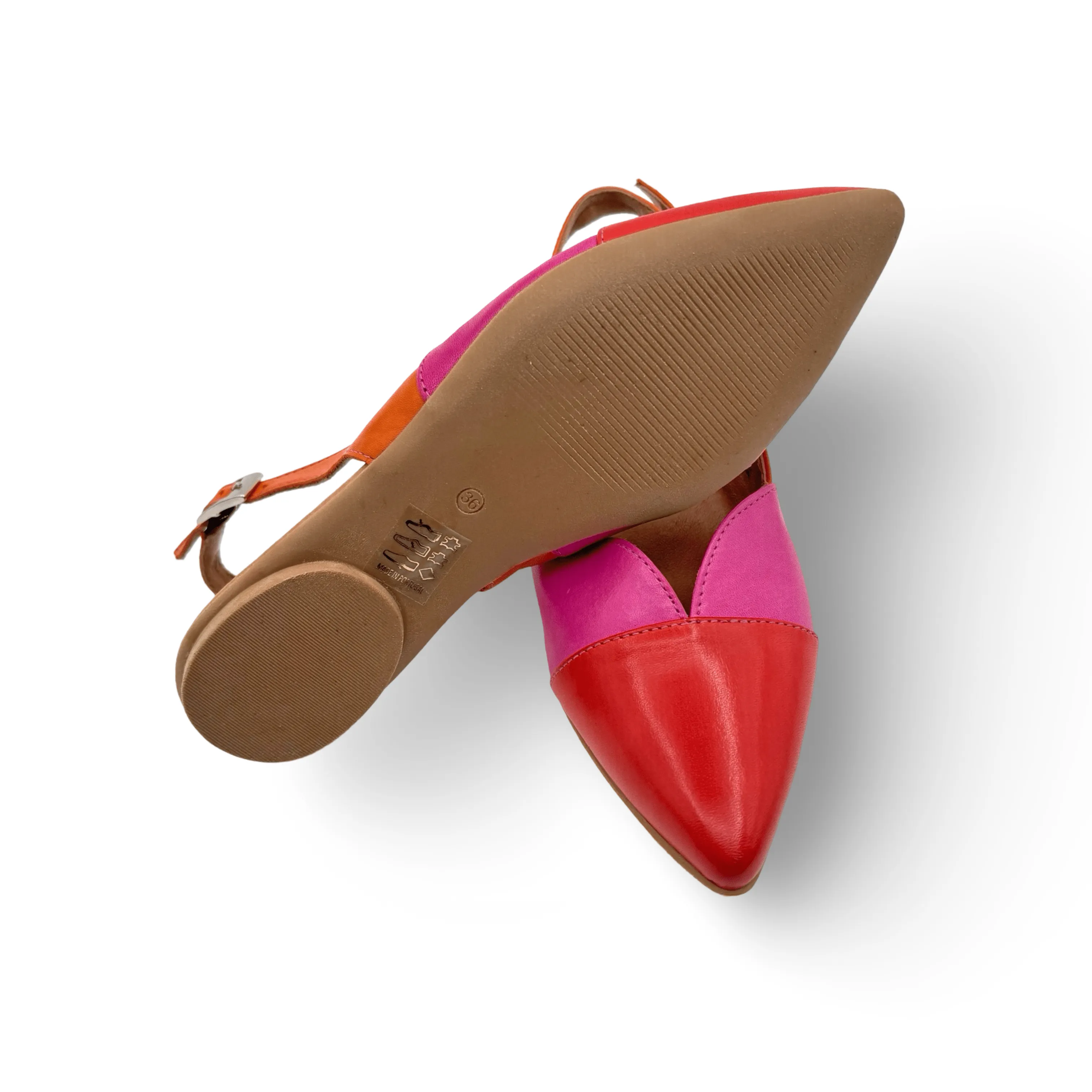 Jayden Red/Fuchisa/Orange Flat