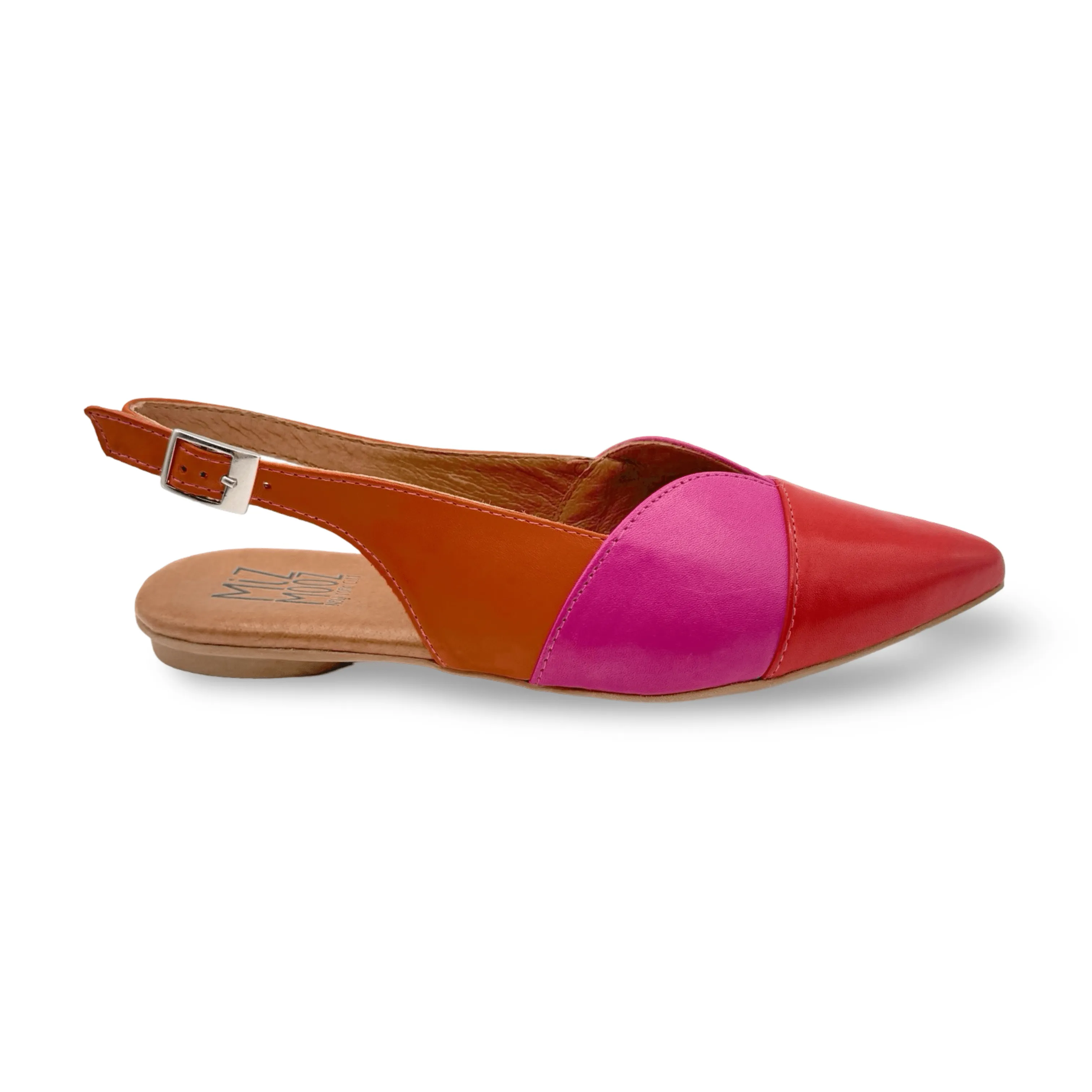 Jayden Red/Fuchisa/Orange Flat