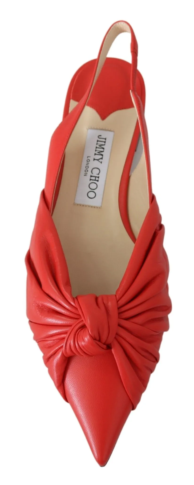 Jimmy Choo Chic  Pointed Toe Leather Women's Flats