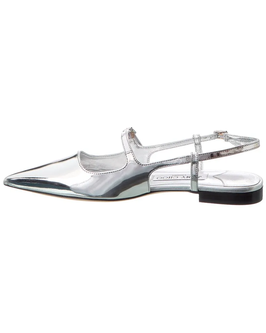 Jimmy Choo Didi Leather Slingback Flat