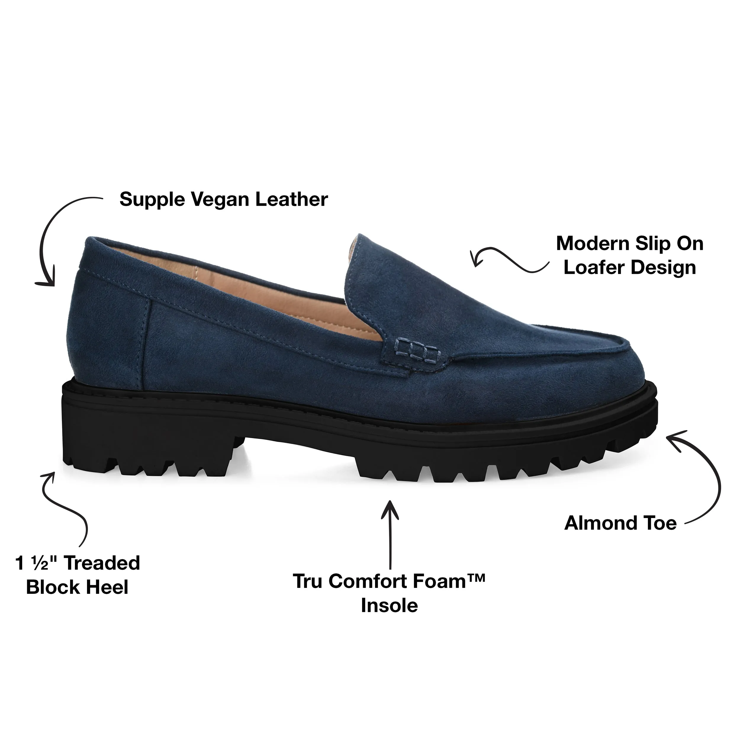 Journee Collection Women's Tru Comfort Foam Narrow Width Erika Flat
