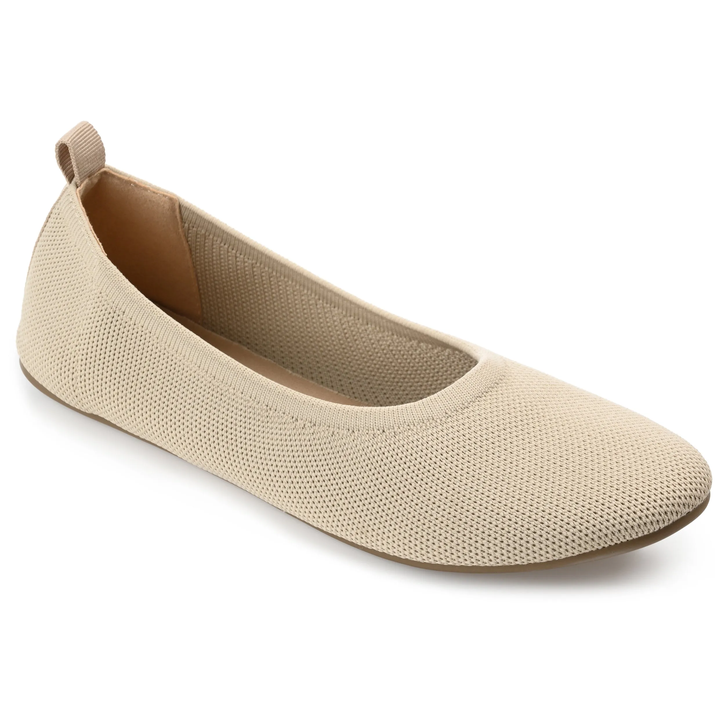 Journee Collection Women's Tru Comfort Foam Wide Width Jersie Foldable Flat