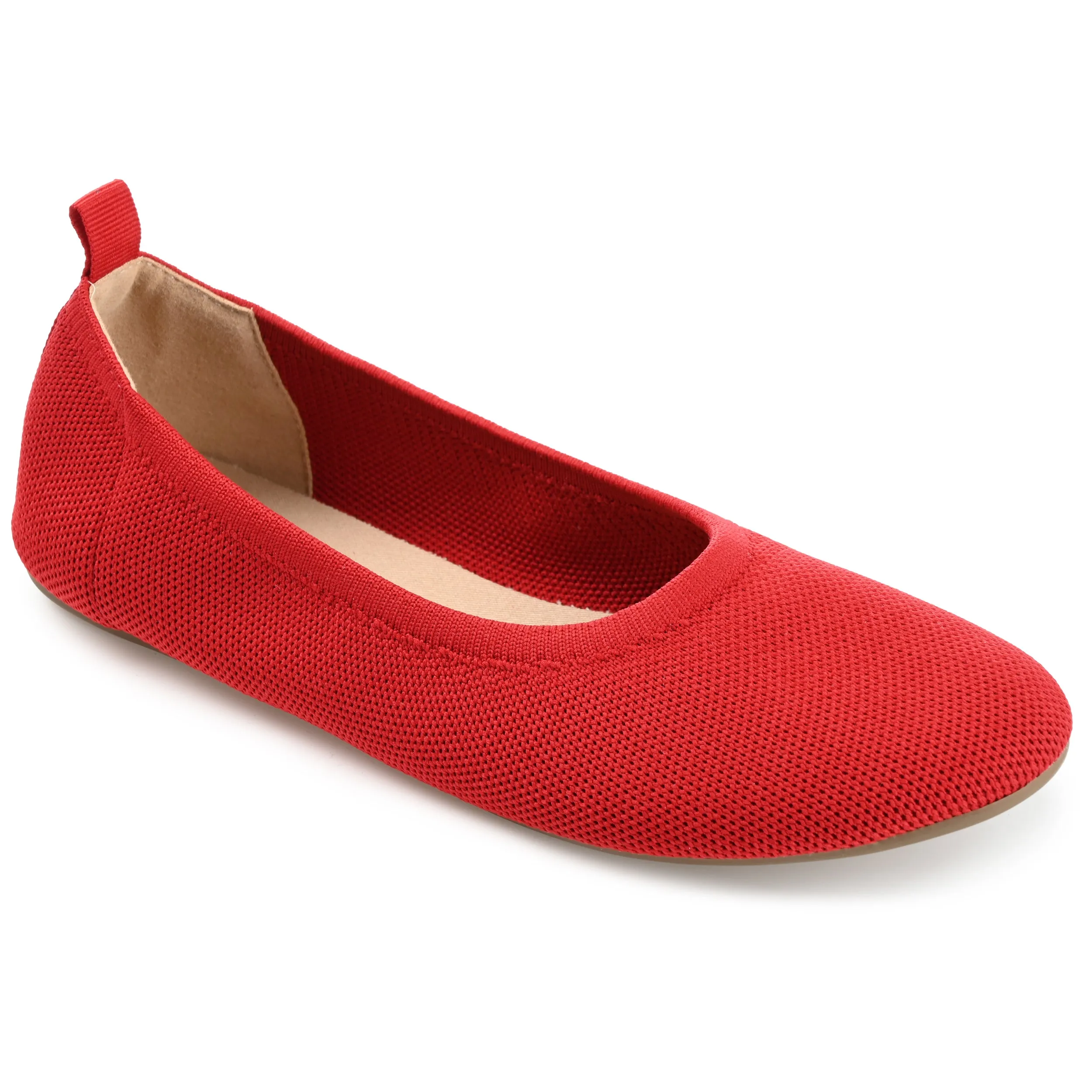Journee Collection Women's Tru Comfort Foam Wide Width Jersie Foldable Flat