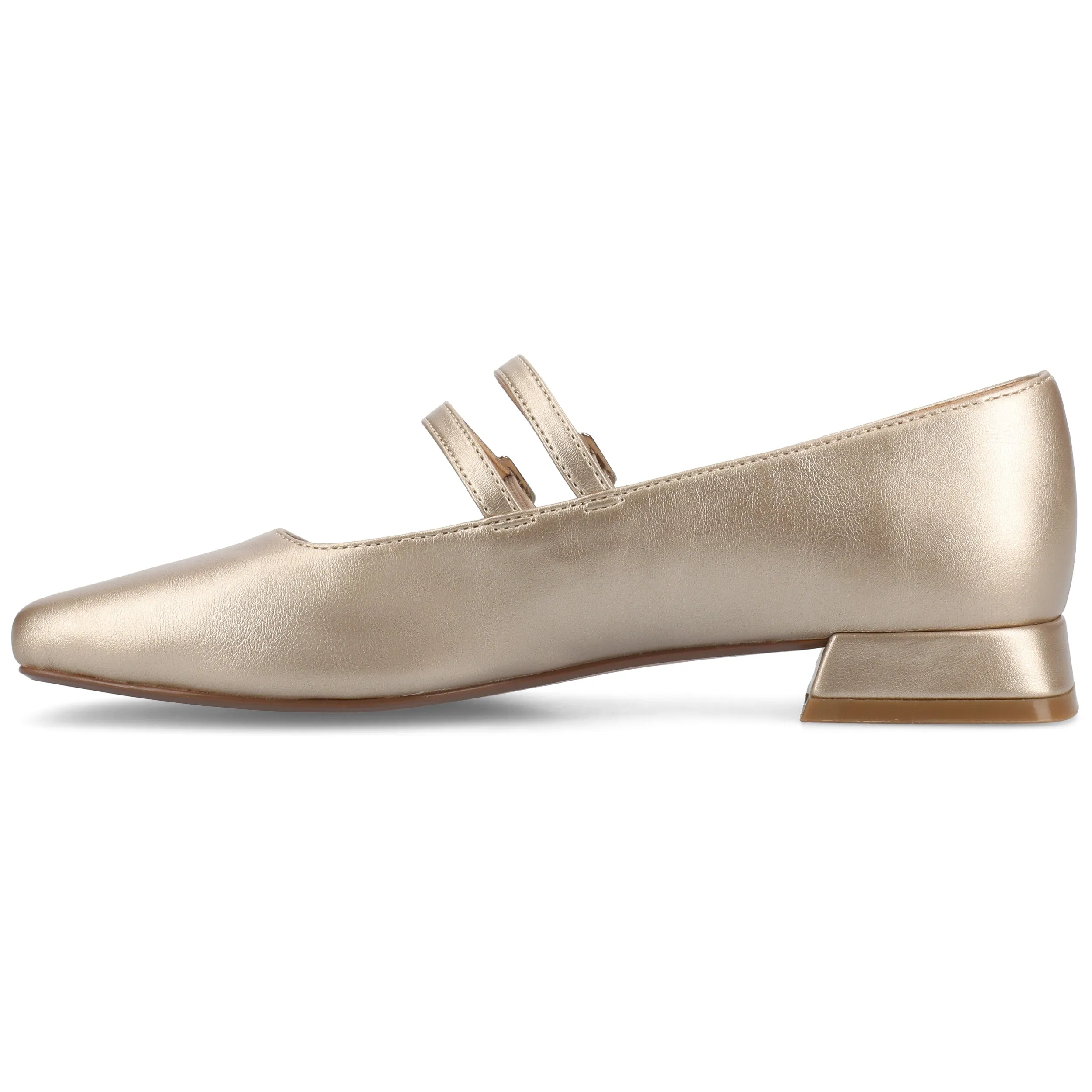 Journee Women's Gredah, Mary Jane Medium and Wide Width Dress Flats