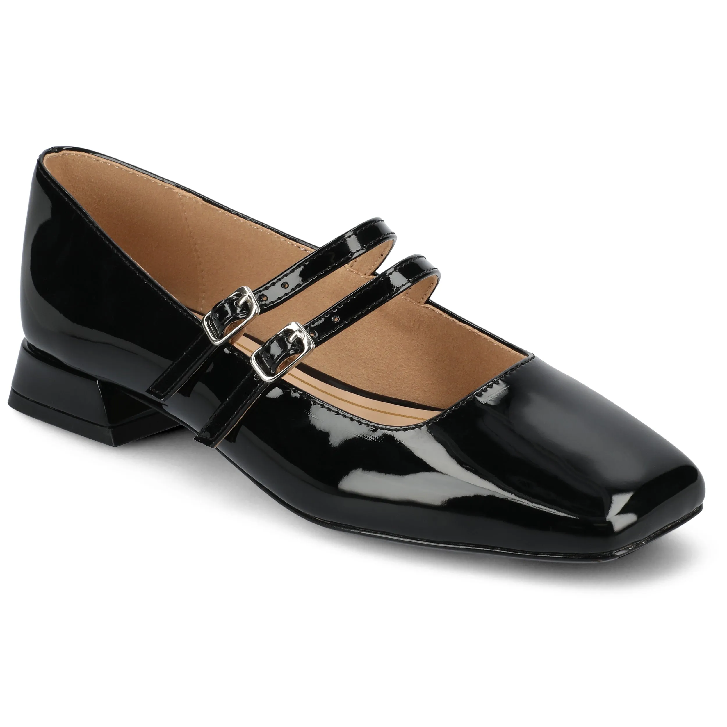 Journee Women's Gredah, Mary Jane Medium and Wide Width Dress Flats