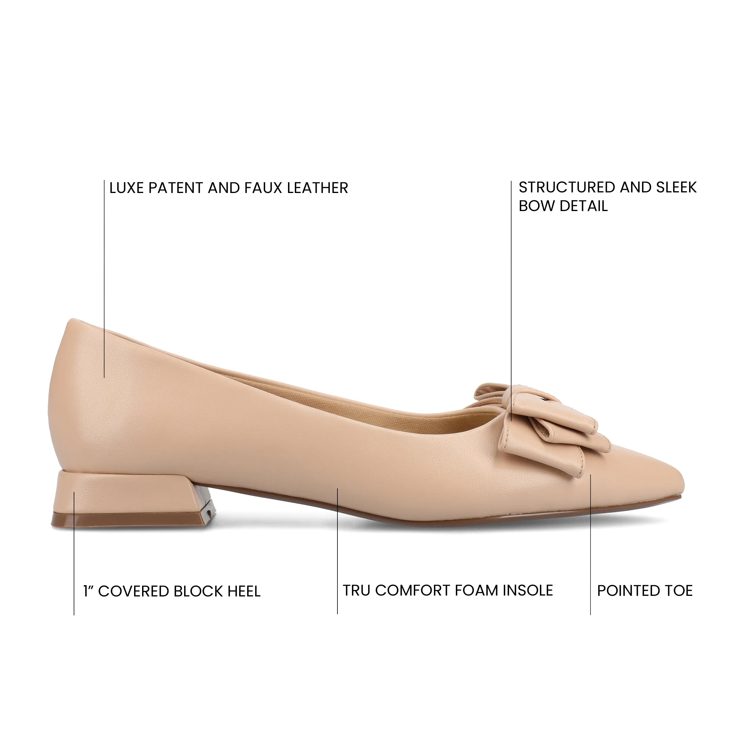 Journee Women's Tru Comfort Foam Ophelia Dress Flats