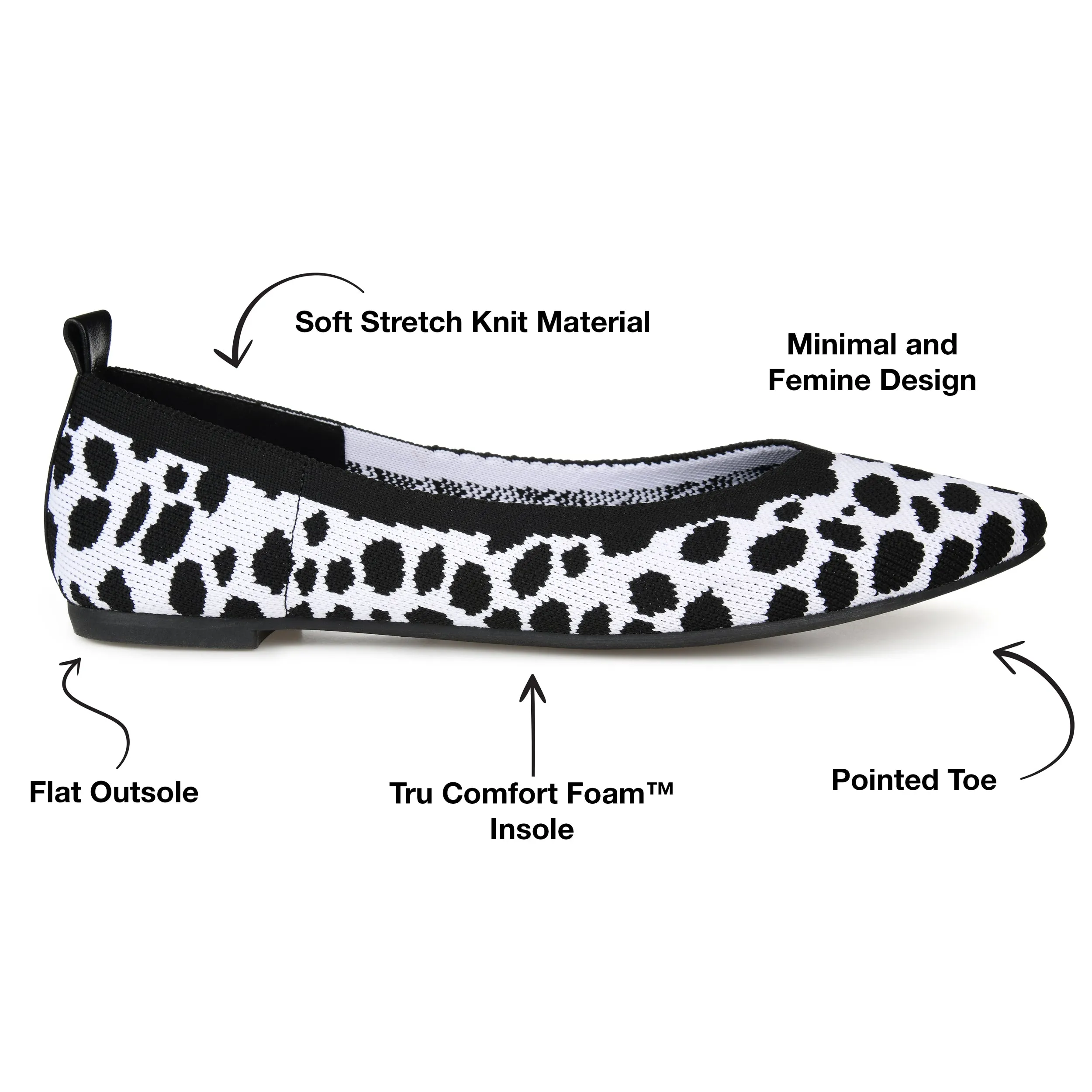 Journee Women's Tru Comfort Foam Wide Width Karise Flat